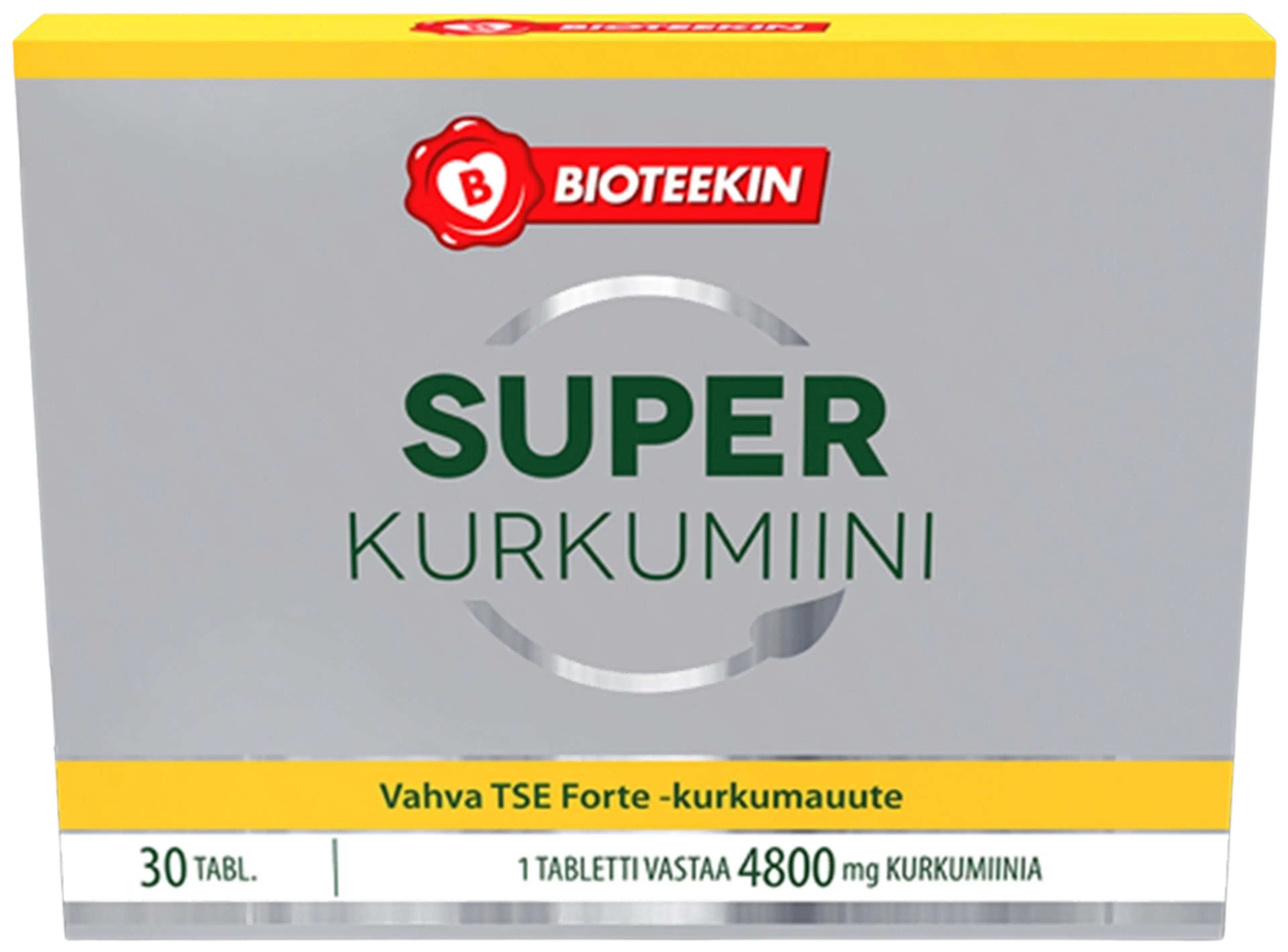 Bioteekki Super Kurkumiini ravintolisä 30 tabl.
