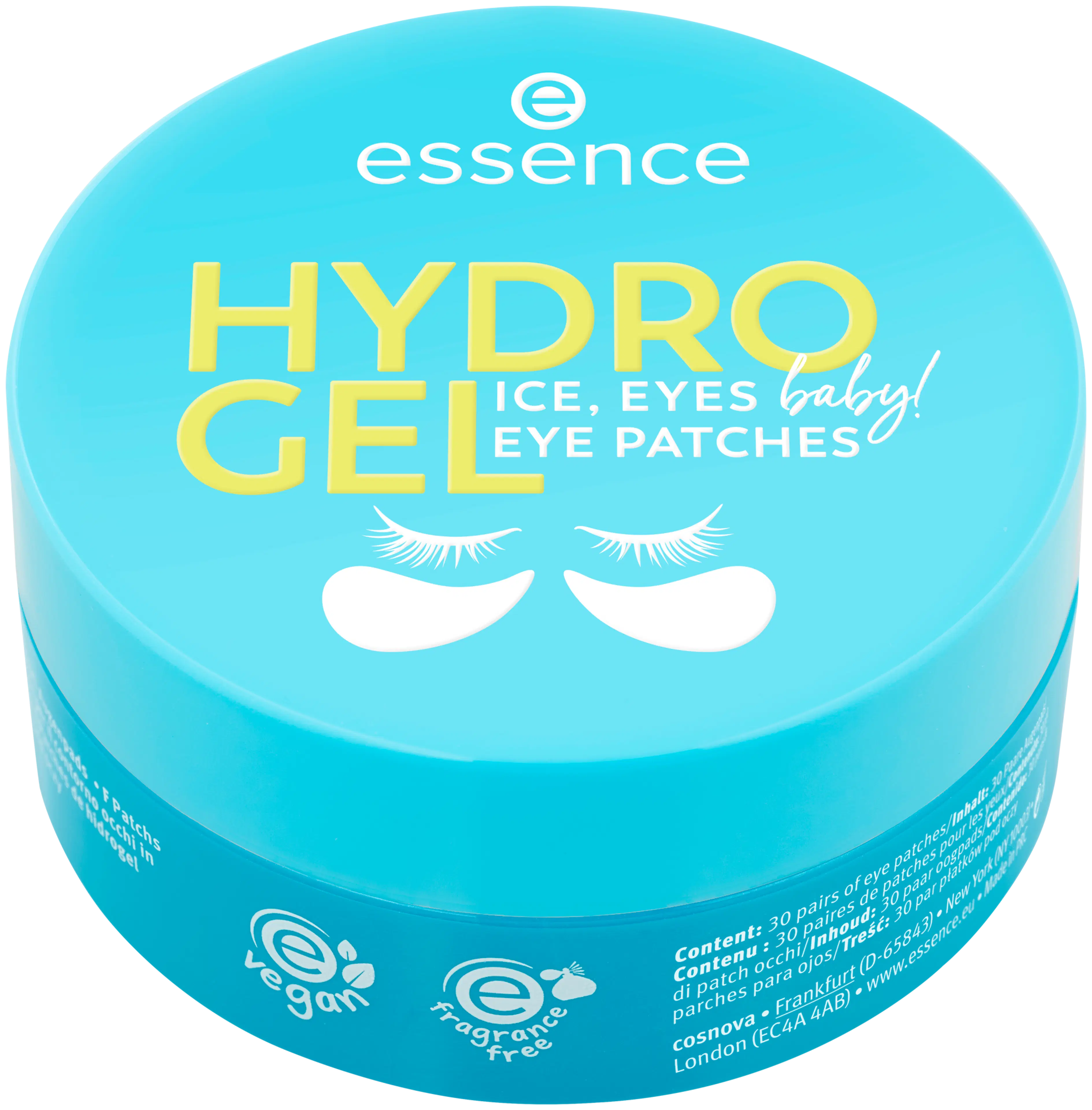 essence HYDRO GEL silmälaput ICE, EYES, baby! 30 Paria