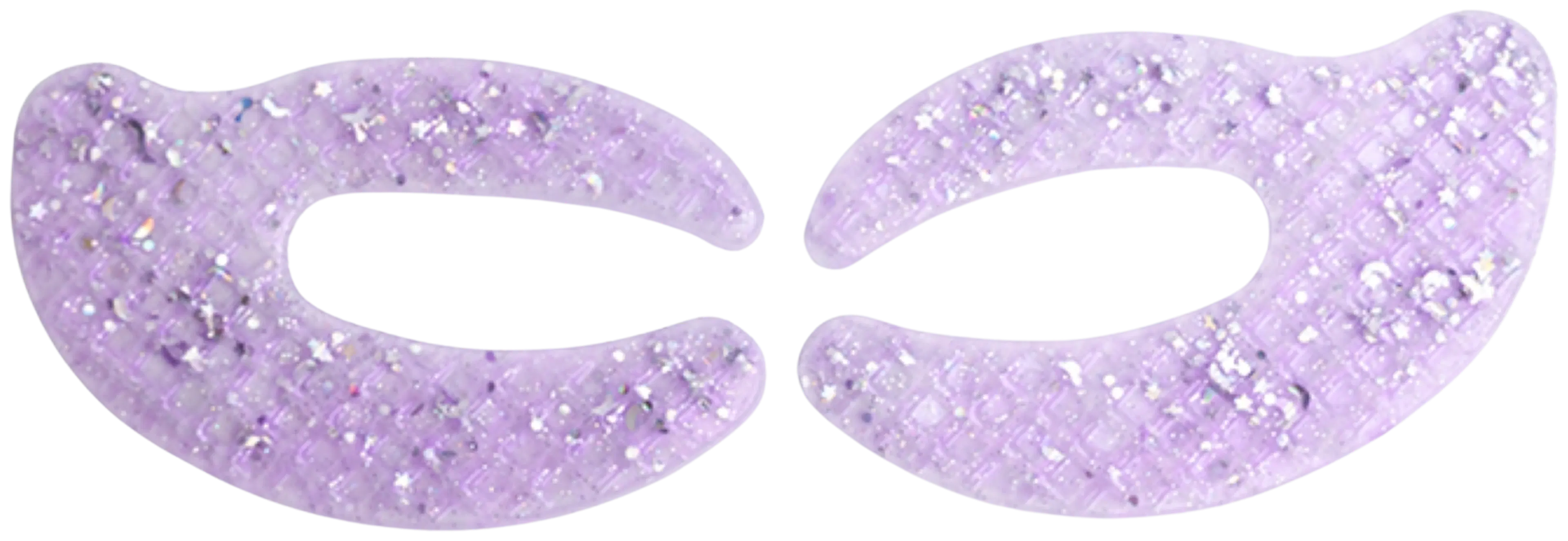 IDC Institute Glitter silmänympäryslaput Purple 1 pari