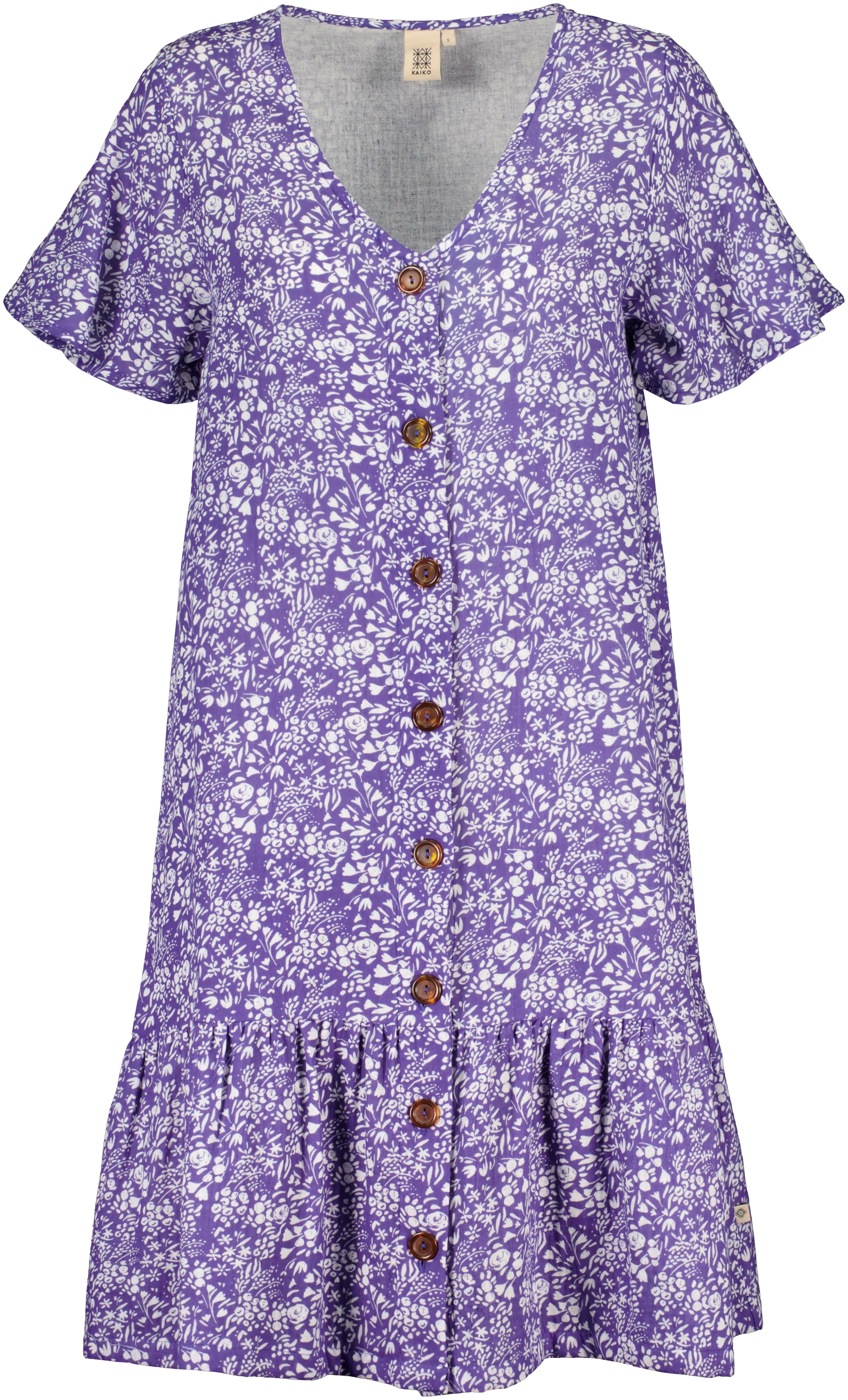 Kaiko Frill Button Dress mekko
