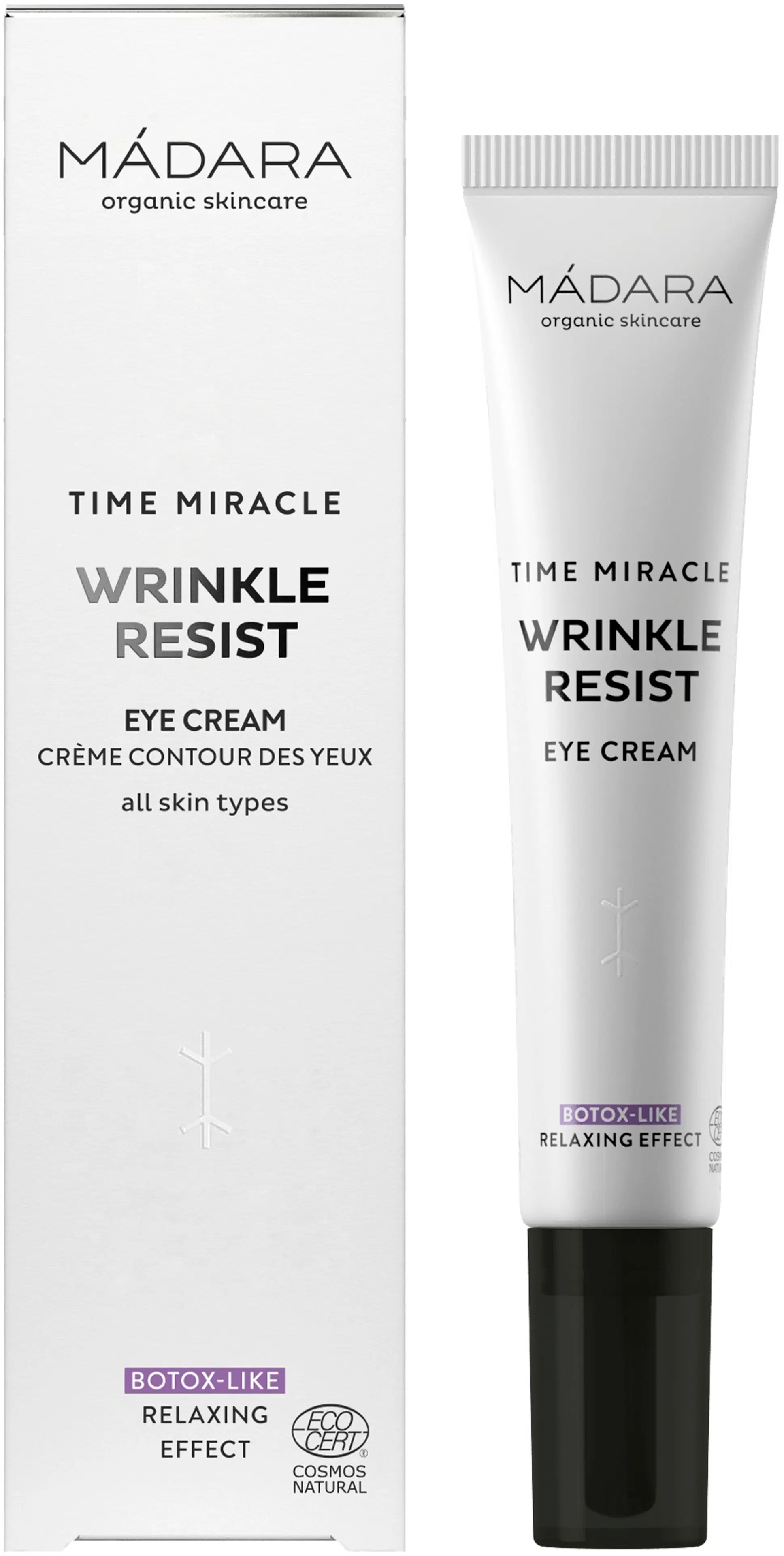 Madara Time Miracle Wrinkle Resist -silmänympärysvoide täyttöpakkaus 20ml
