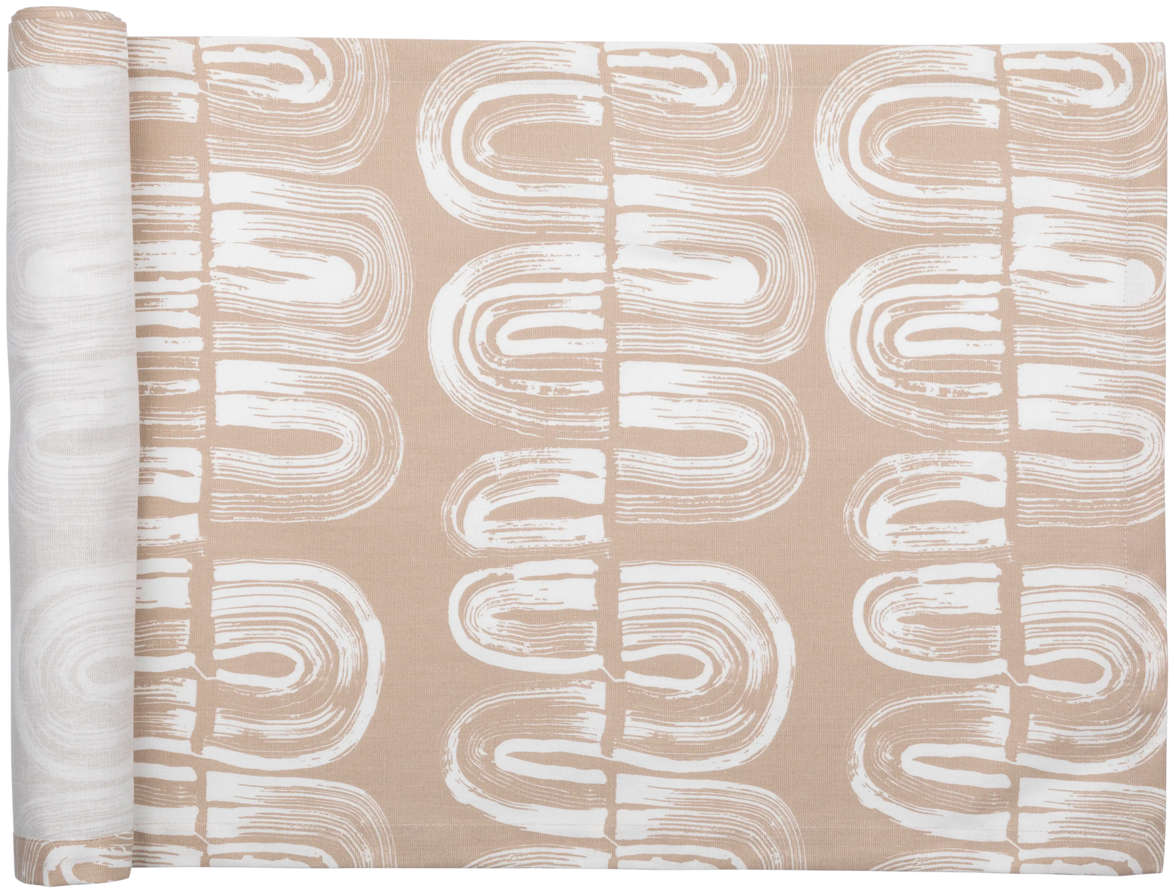 Pentik Kaarna akryylipinnoitettu kaitaliina 45x160 cm, vaaleanruskea