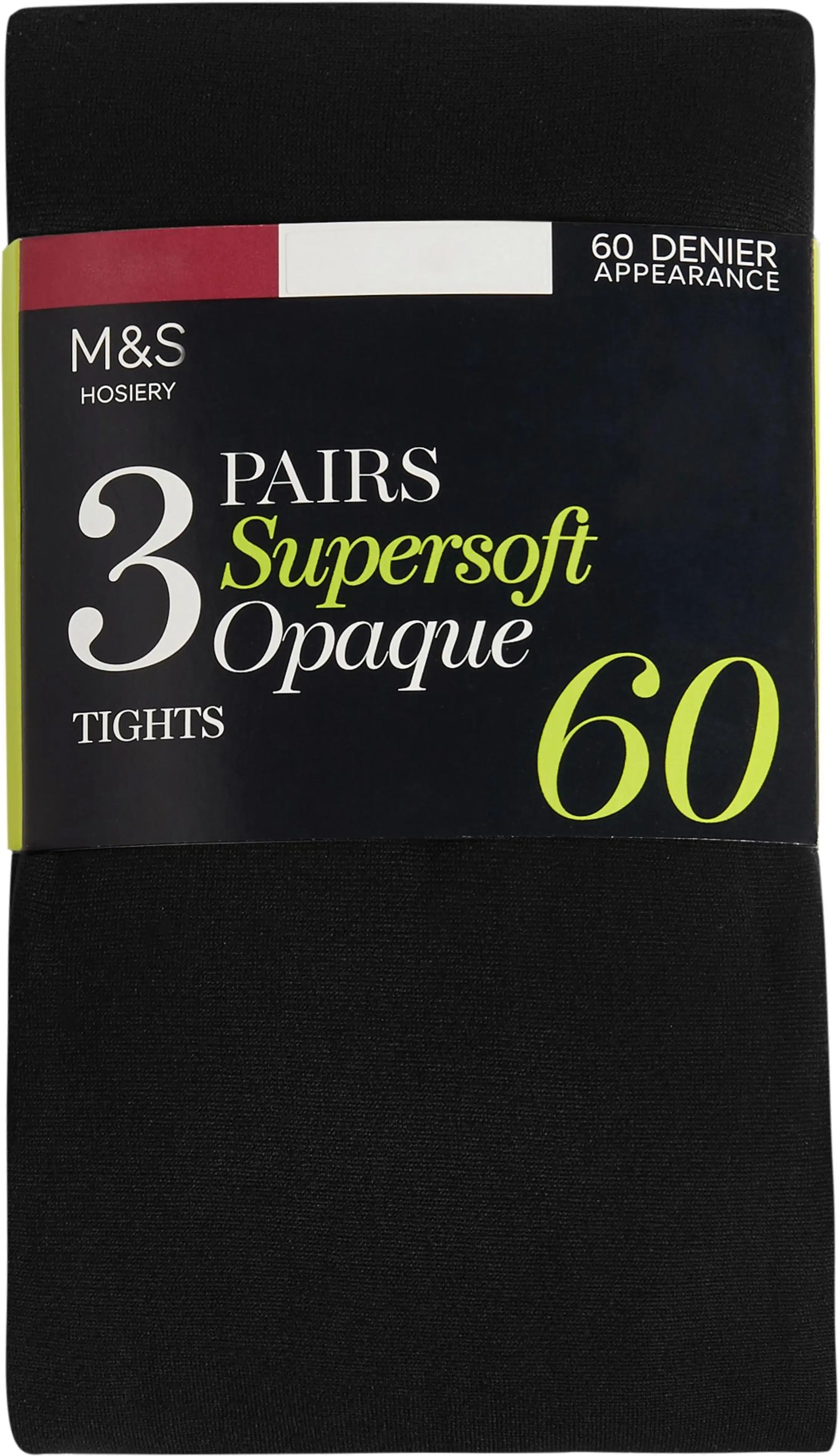 M&S  Supersoft 60 DEN sukkahousut, 3-pack