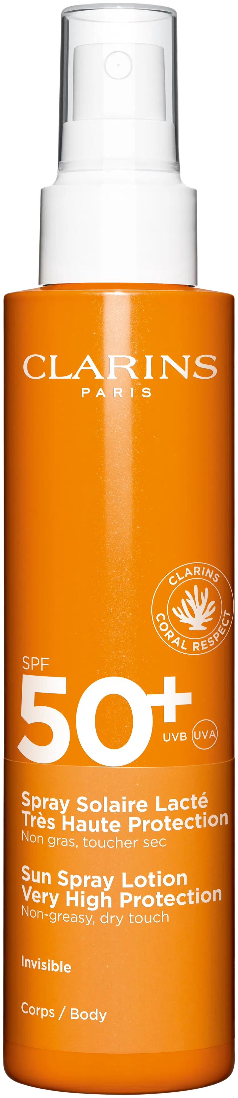 Clarins Sun Spray Lotion SPF 50+ for body aurinkosuojasuihke 150 ml 