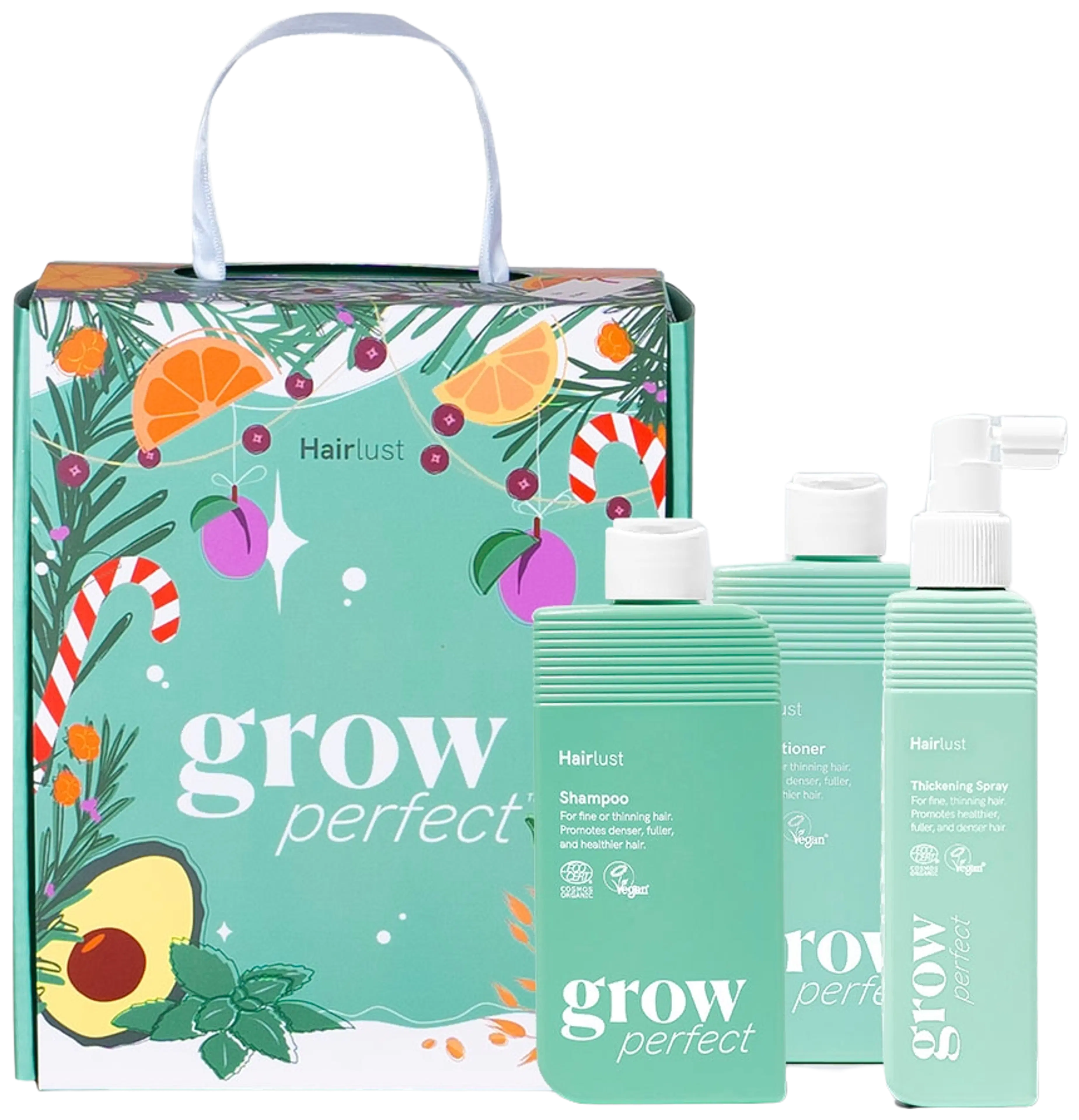 Grow Perfect Xmas Gift Set -joululahjapakkaus (3 kpl)