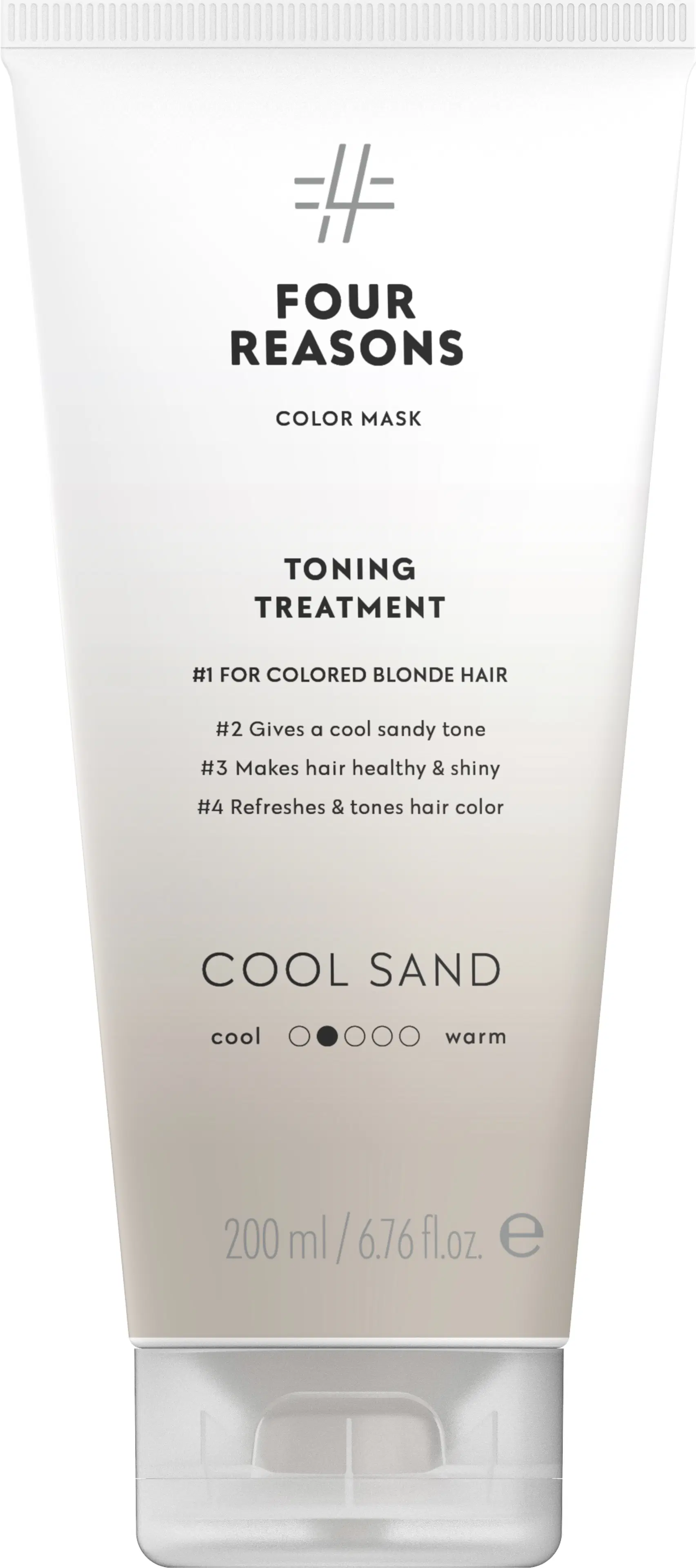 Four Reasons Color Mask Toning Treatment Cool Sand sävyttävä tehohoito 200 ml