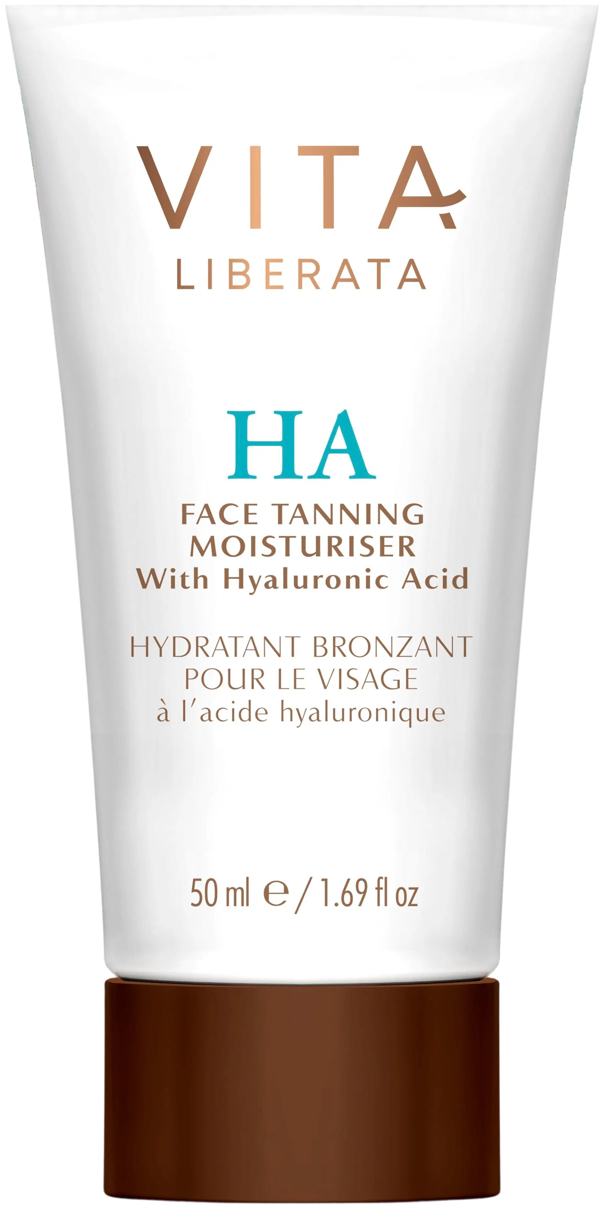 Vita Liberata Face Tanning Moisturiser with Hyaluronic Acid itseruskettava kasvovoide 50 ml