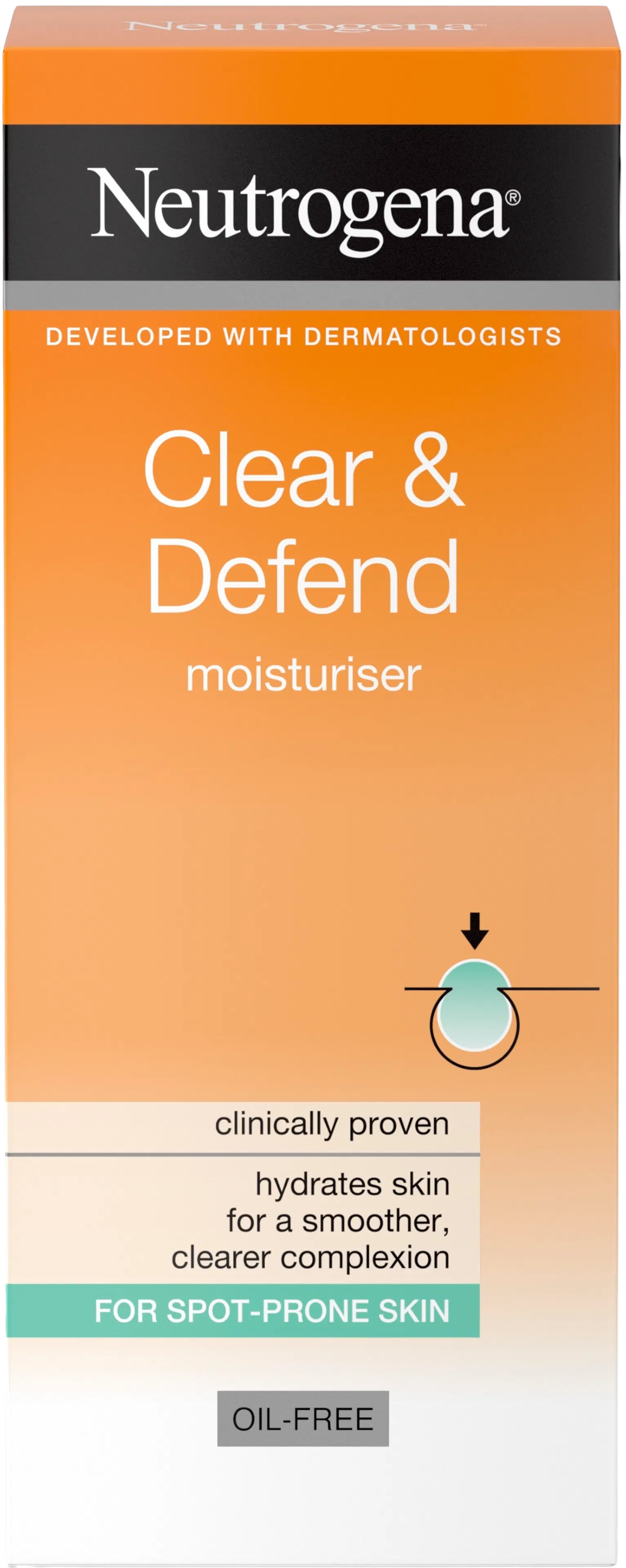 Neutrogena Clear & Defend Moisturiser kosteusvoide 50 ml