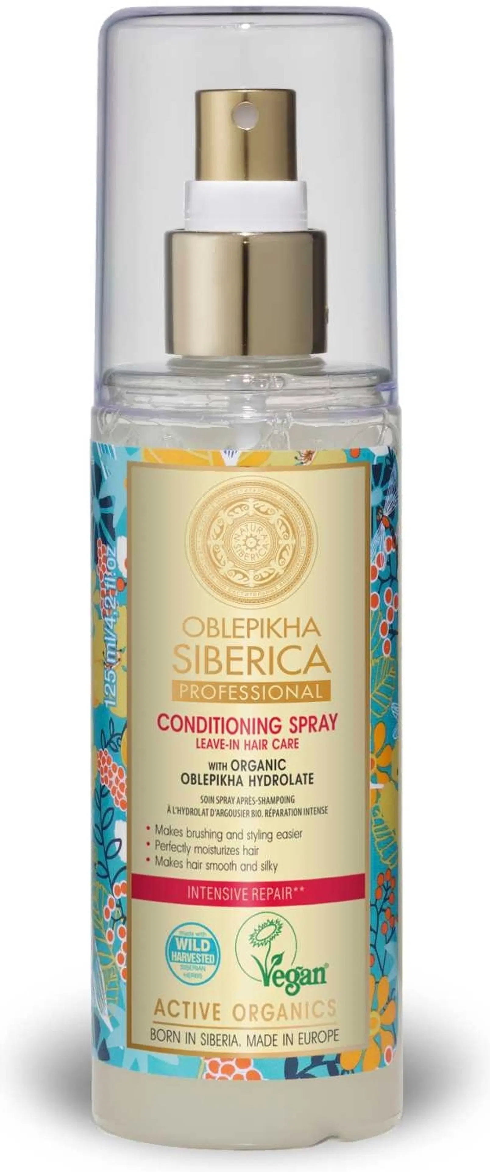 Natura Siberica Conditioning Spray with Organic Oblepikha Hydrolate - hoitoainesuihke 125 ml