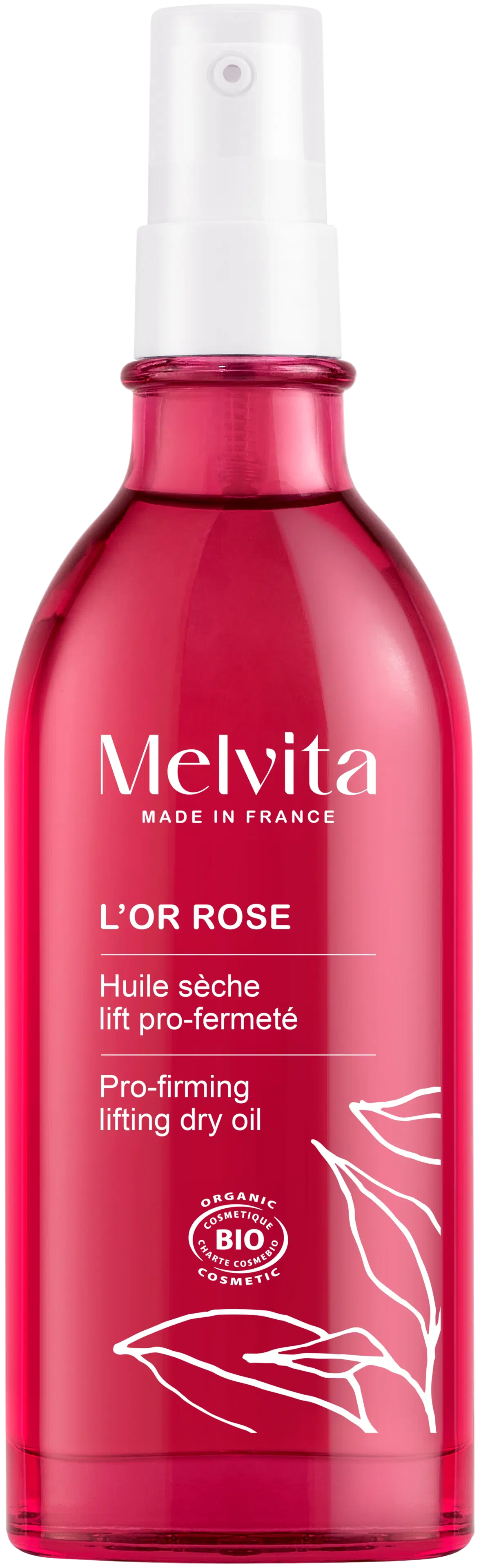 Melvita L'Or Rose Pro-firming lifting dry oil vartaloöljy 100 ml