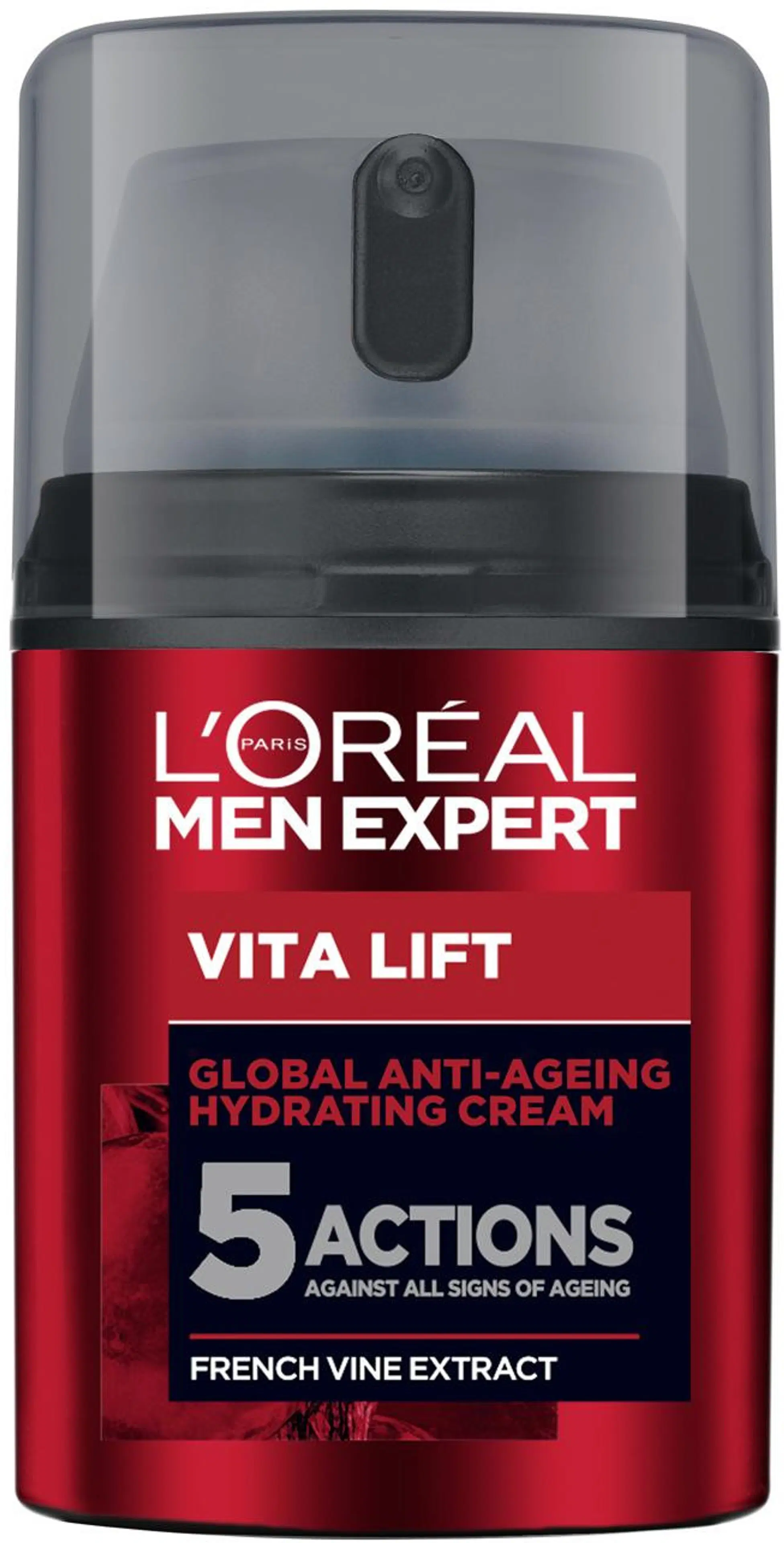 L'Oréal Paris Men Expert Vita Lift 5 actions Anti-Age-kosteusvoide 50ml