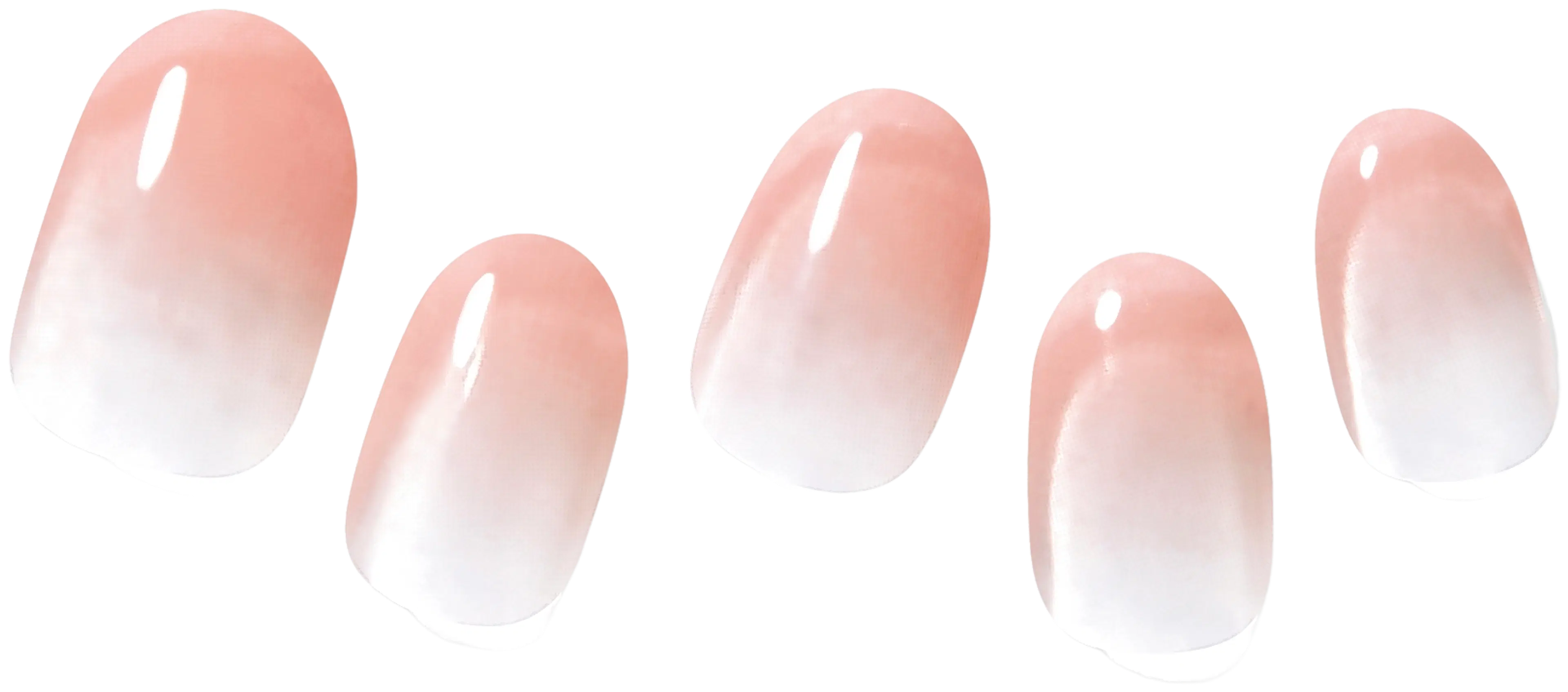 Dashing Diva Glaze Semi Cured Gel Premium Art Nail Strips Coral Blossom geelikynsitarrat 32 kpl