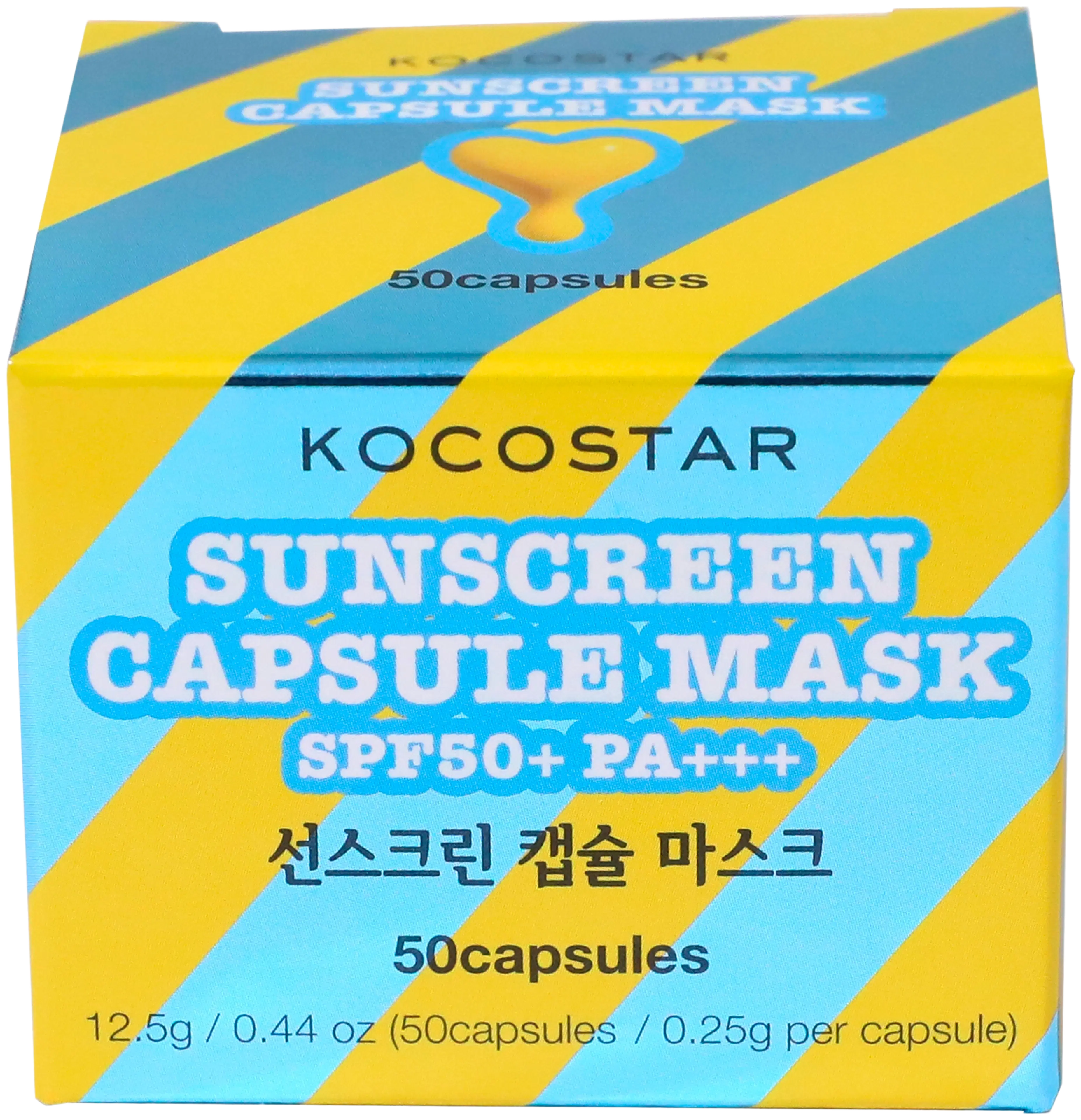 KOCOSTAR Sunscreen Capsule Mask aurinkosuoja 50 kpl