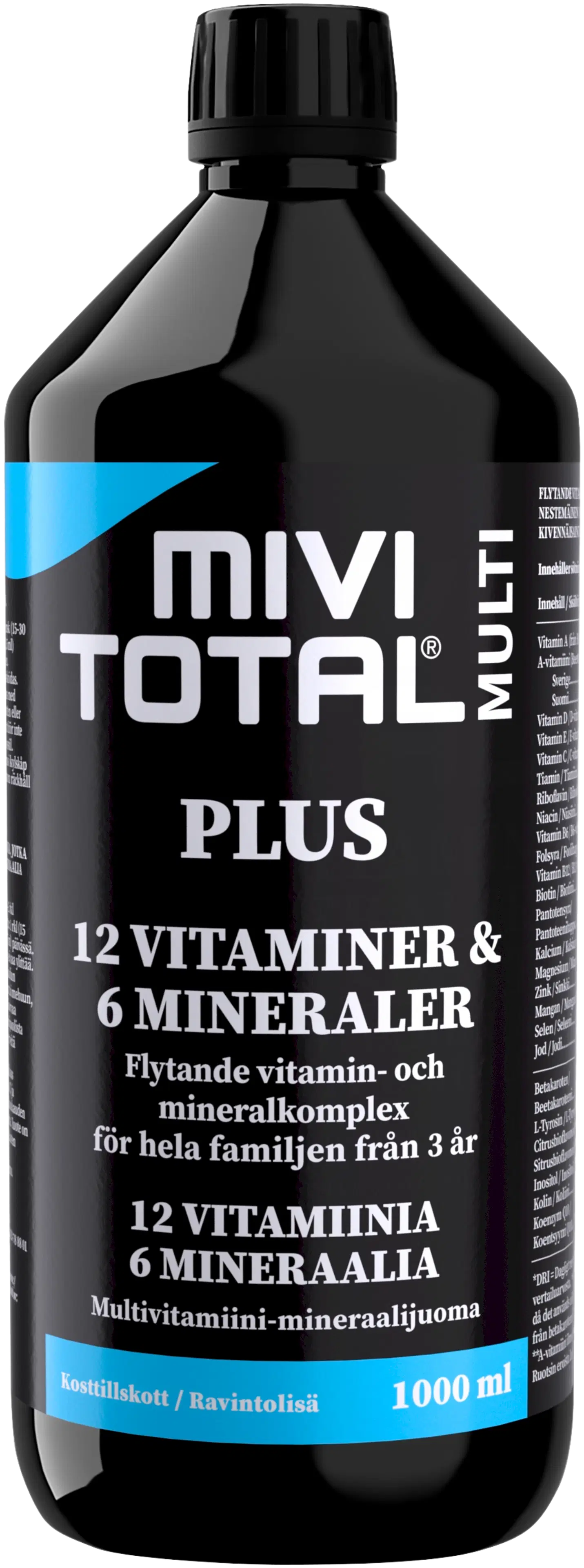 Mivitotal Plus vitamiini-kivennäisainevalmiste 1000ml