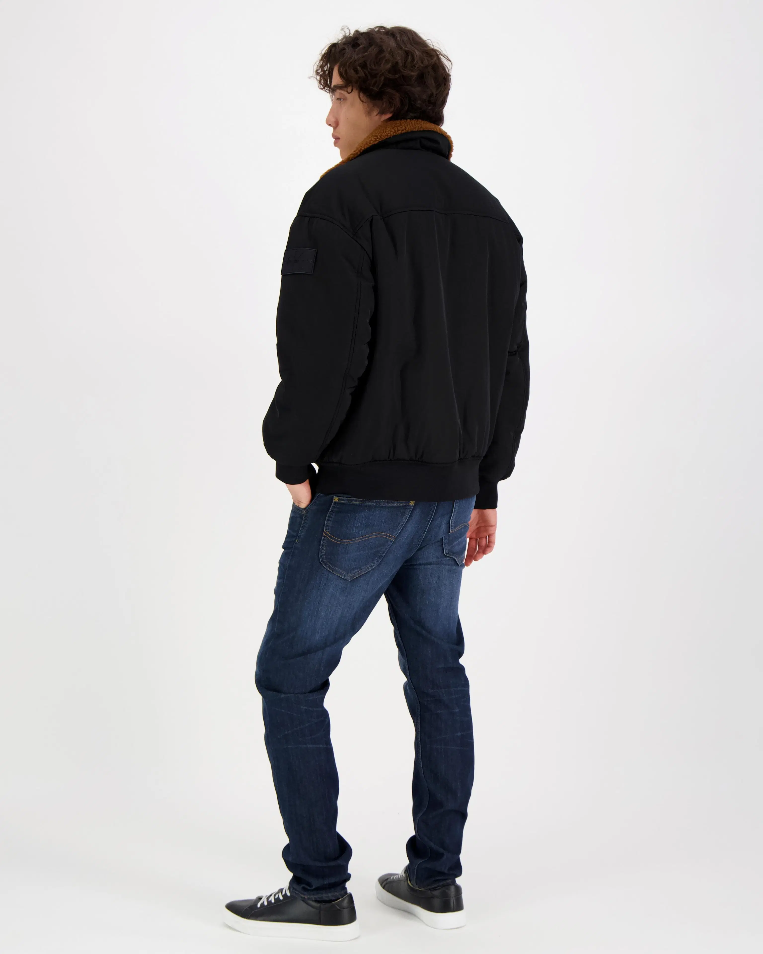 Calvin Klein Jeans Reversible sherpa bombertakki