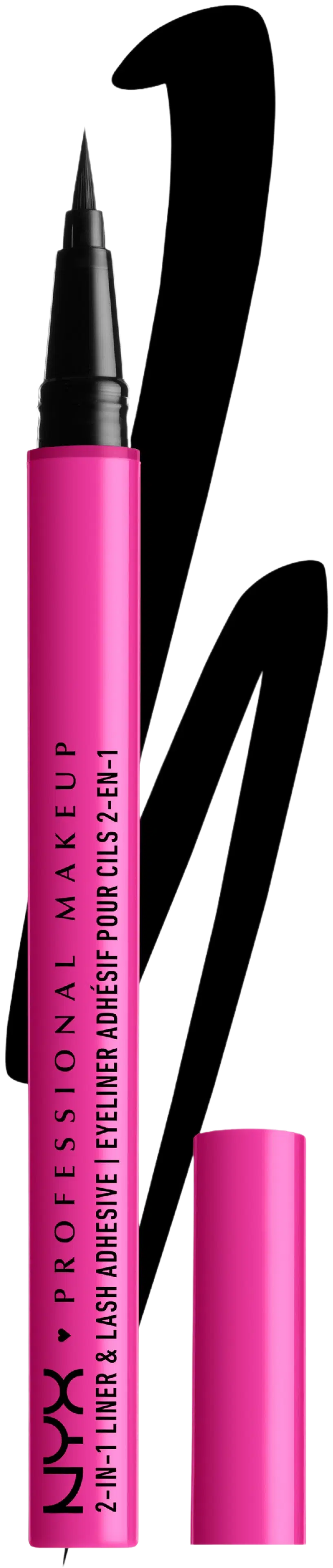 NYX Professional Makeup Jumbo 2-in-1 Liner & Adhesive irtoripsien kiinnitysväri