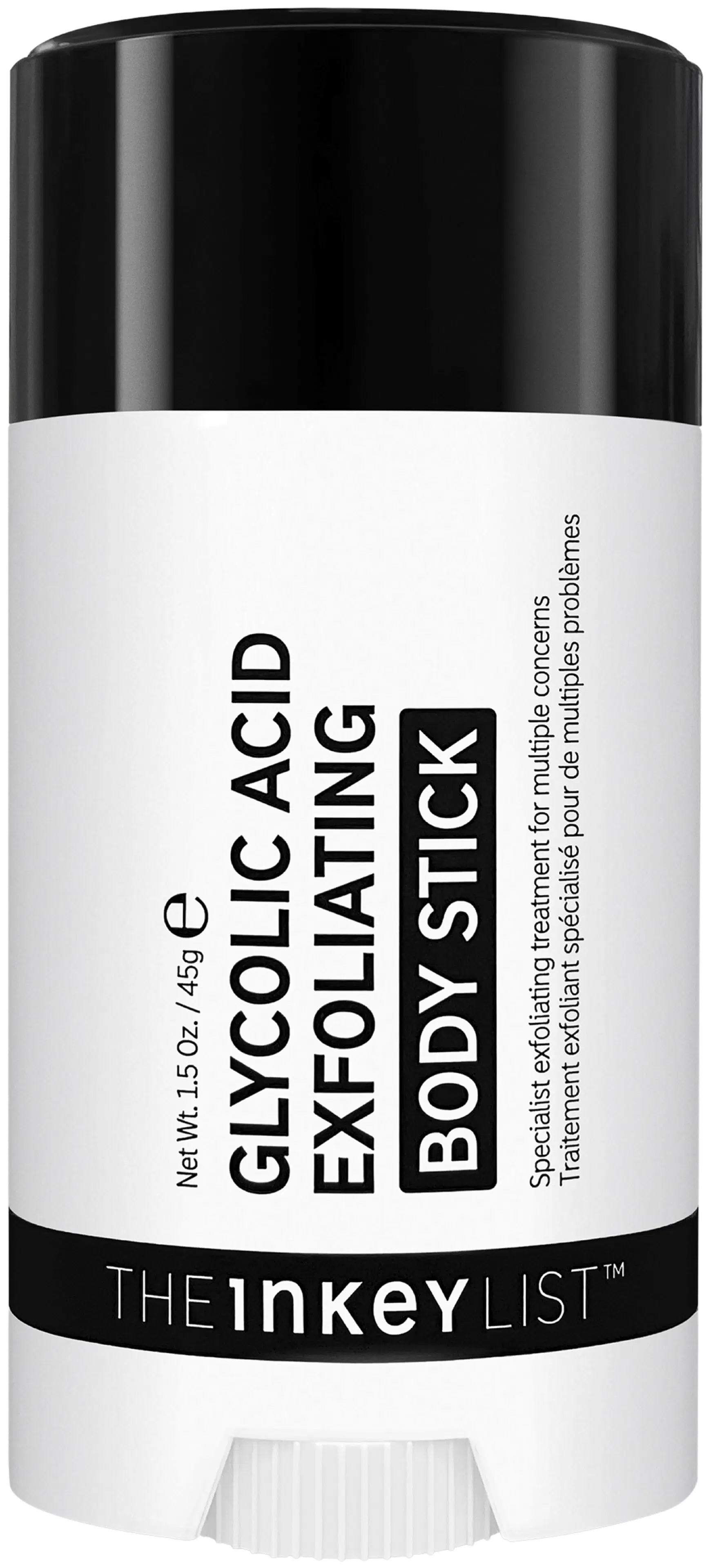 The Inkey List Glycolic Acid Exfoliating Stick kuoriva vartalopuikko 45 g