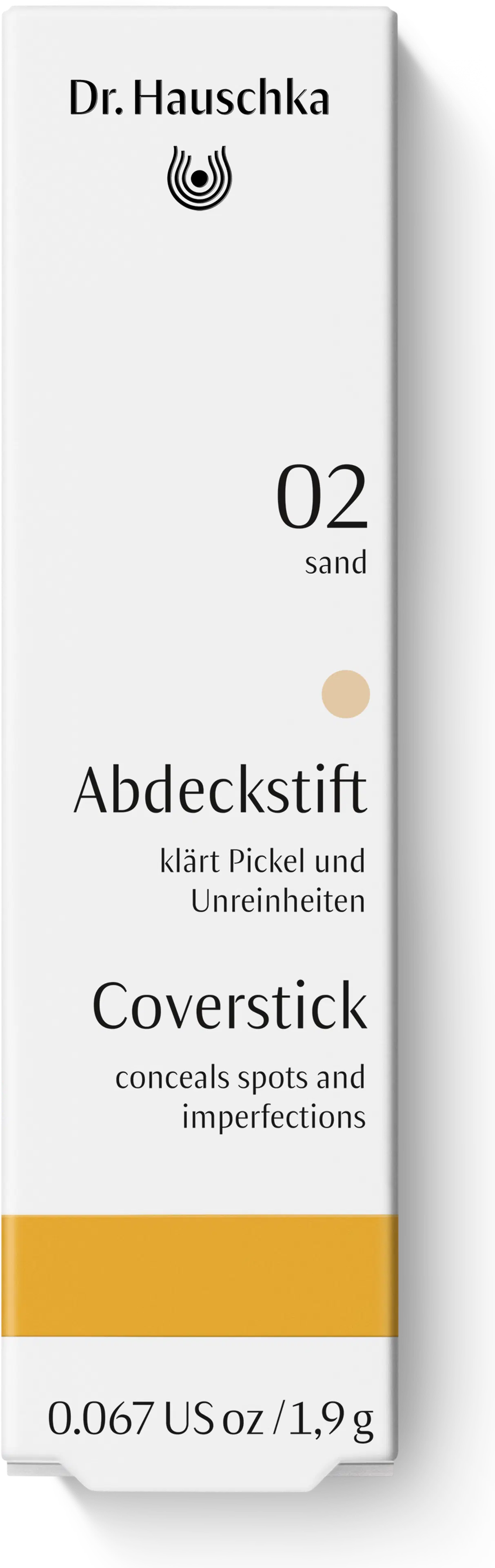 Dr. Hauschka Coverstick peitepuikko 02 Sand 1,9g