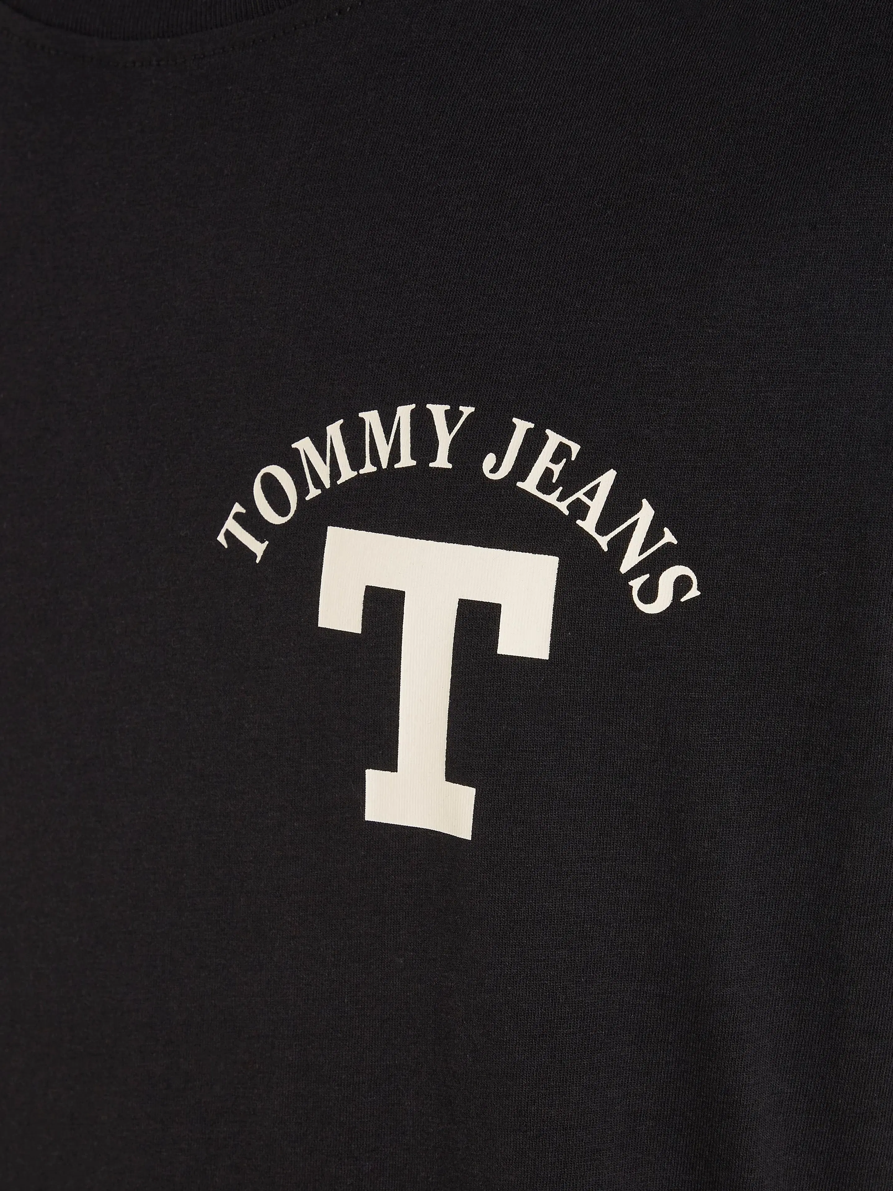 Tommy Jeans  reg curved letterman t-paita