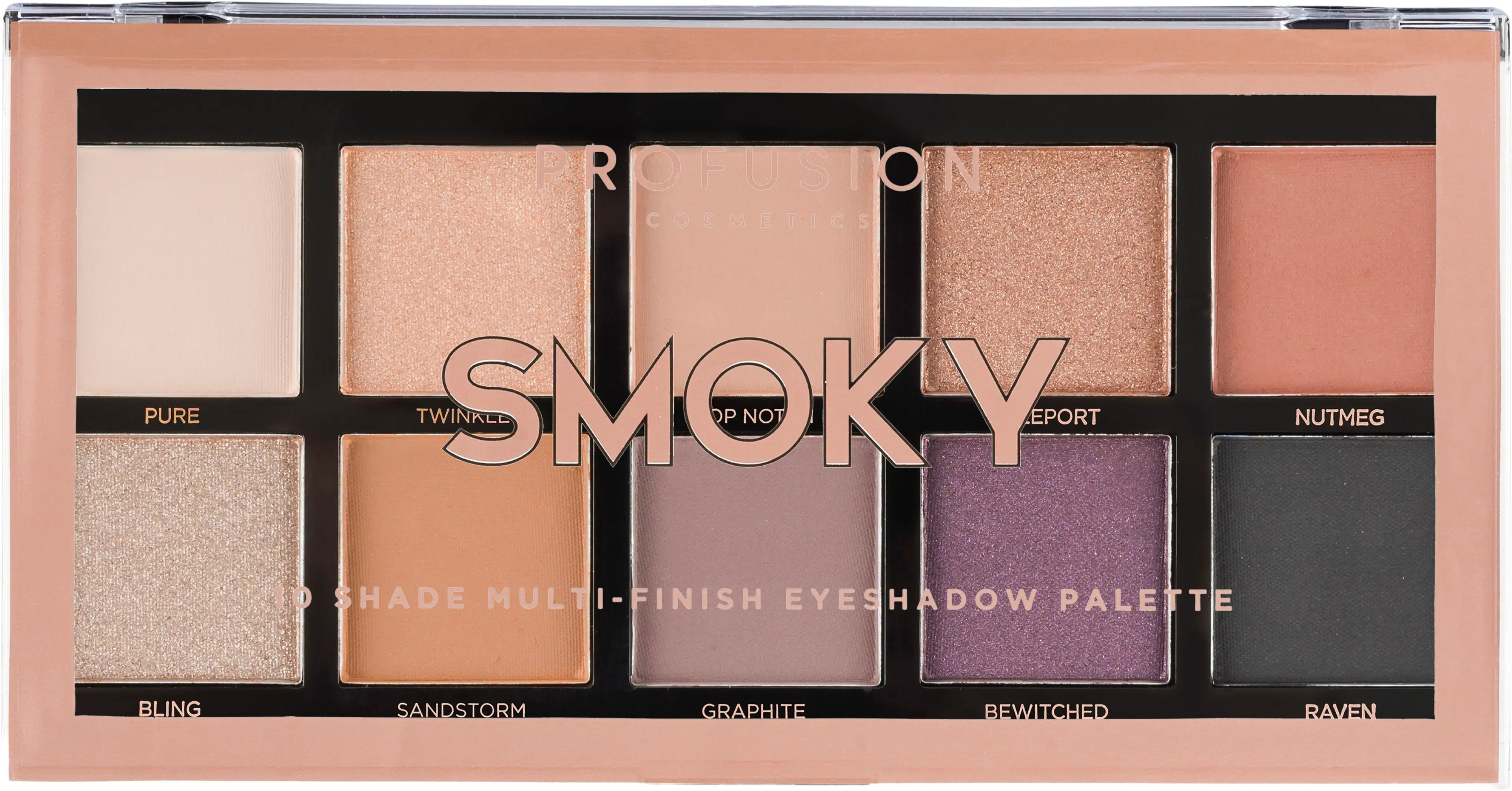 Profusion Cosmetics luomiväripaletti Mini Artistry Eyeshadow Palette Smoky