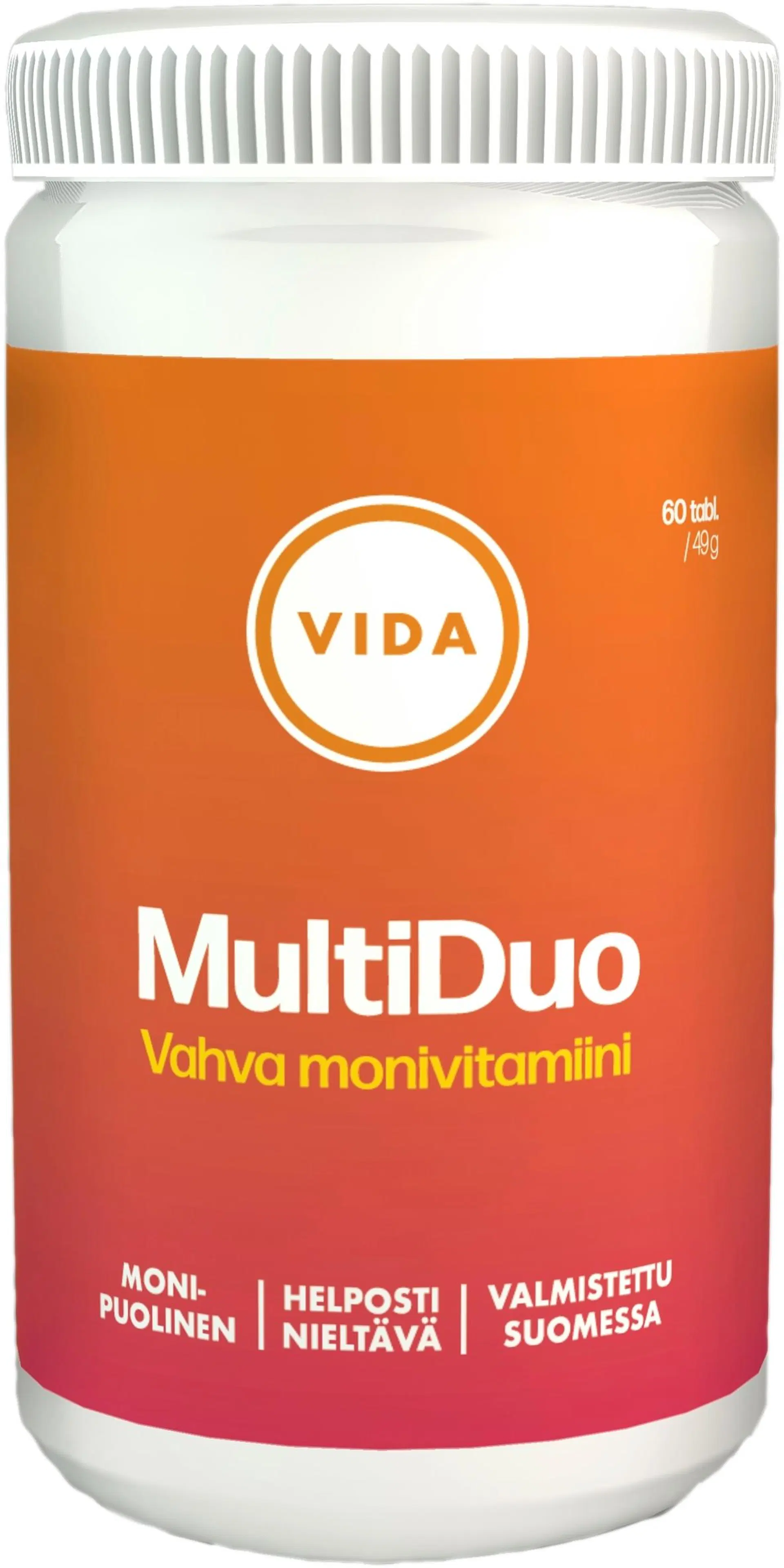 Vida ravintolisävalmiste Multiduo vahva monivitamiini 60 tablettia / 49 g