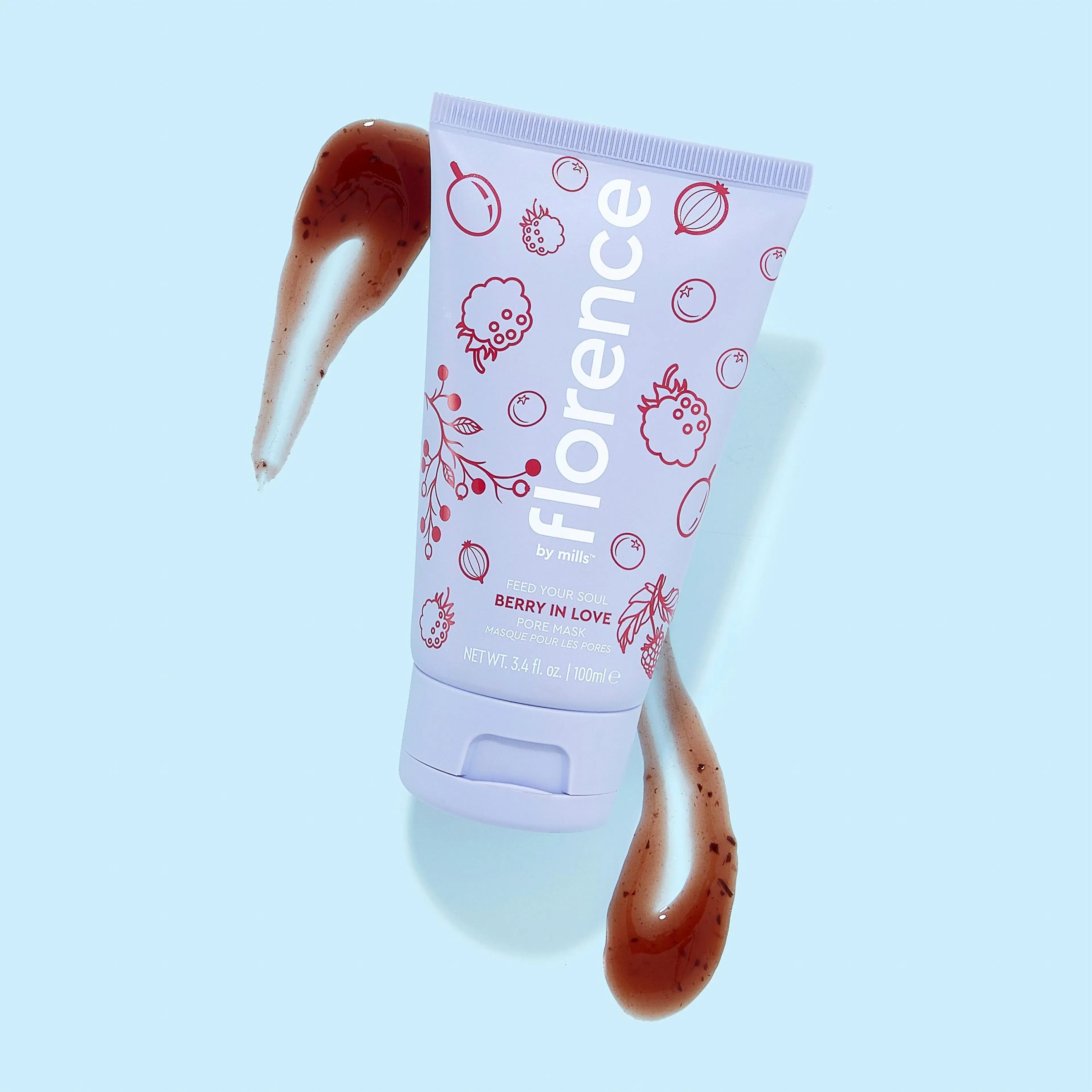 Florence by Mills Feed Your Soul Berry In Love Pore Mask kasvonaamio 100 ml