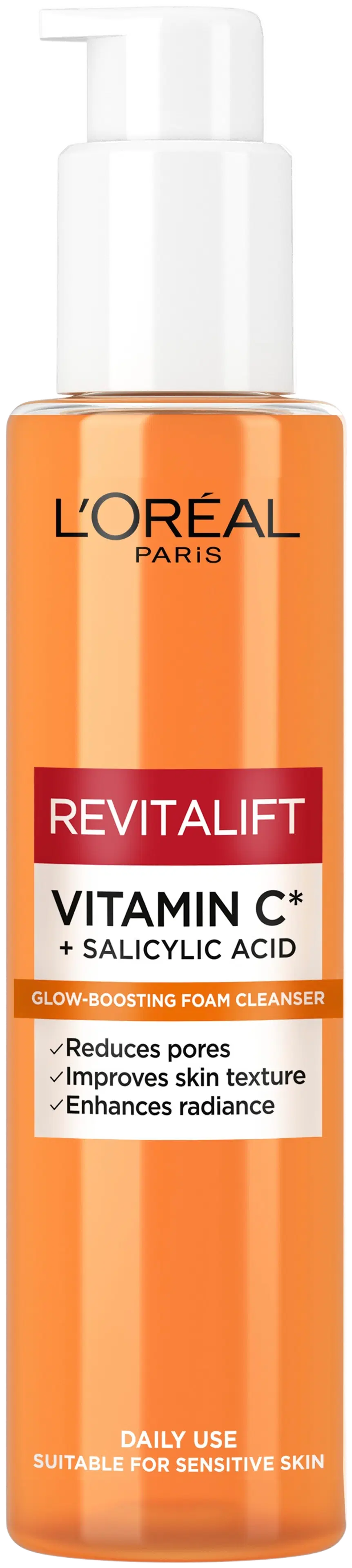 L'Oréal Paris Revitalift Vitamin C puhdistusvaahto normaalille iholle 150ml