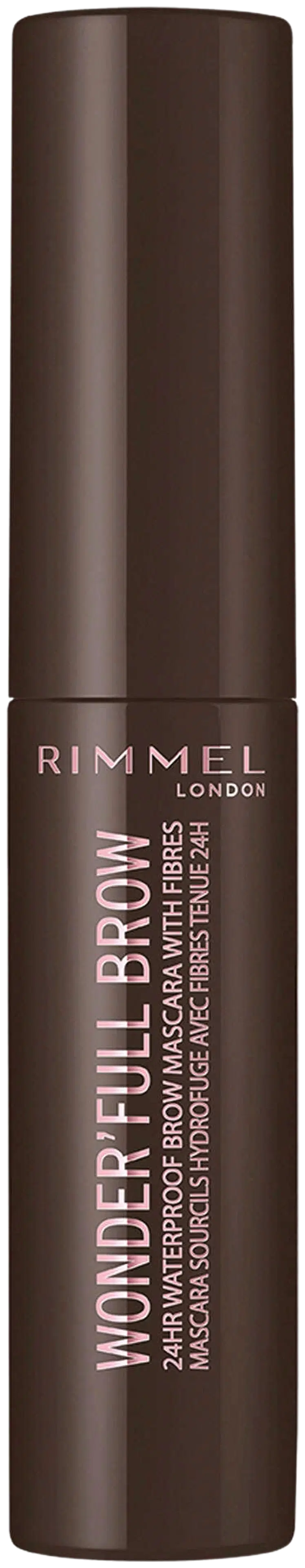 Rimmel Wonder'Full Brow -kulmamaskara 4,5 ml, 003 Dark