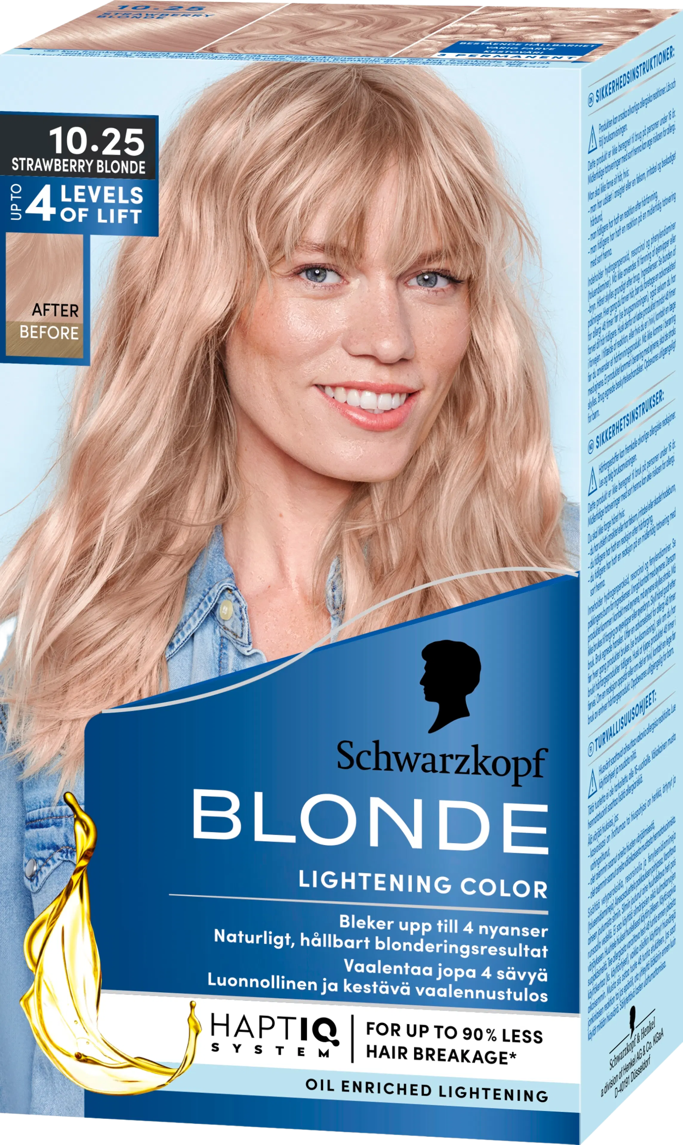 Schwarzkopf Blonde 10.25 Strawberry Blonde vaalennusvoide