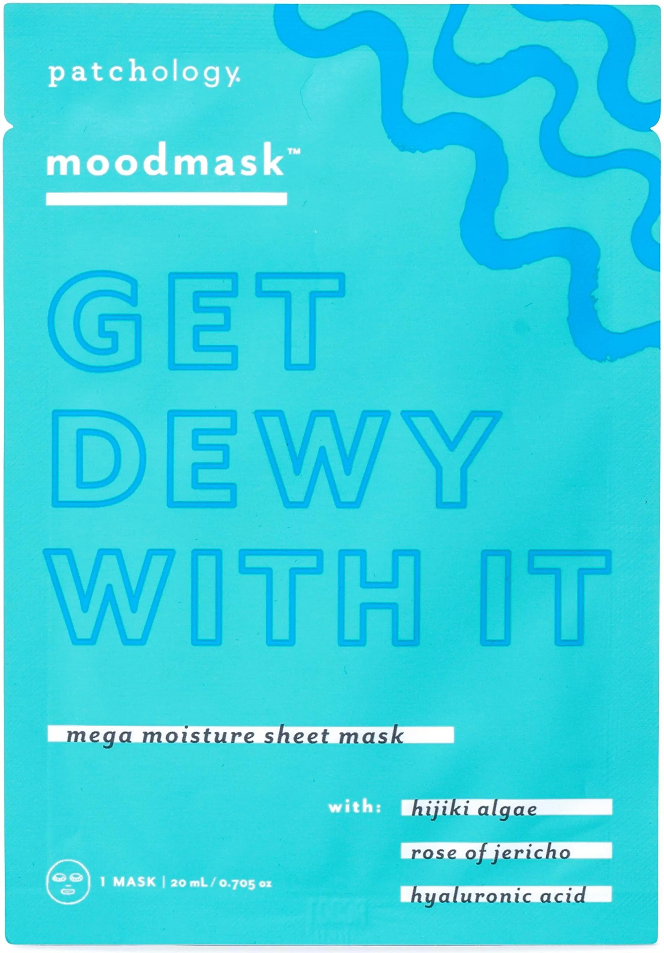 Patchology moodmask "Get Dewy With It" Mega Moisture Sheet Mask -kangasnaamio
