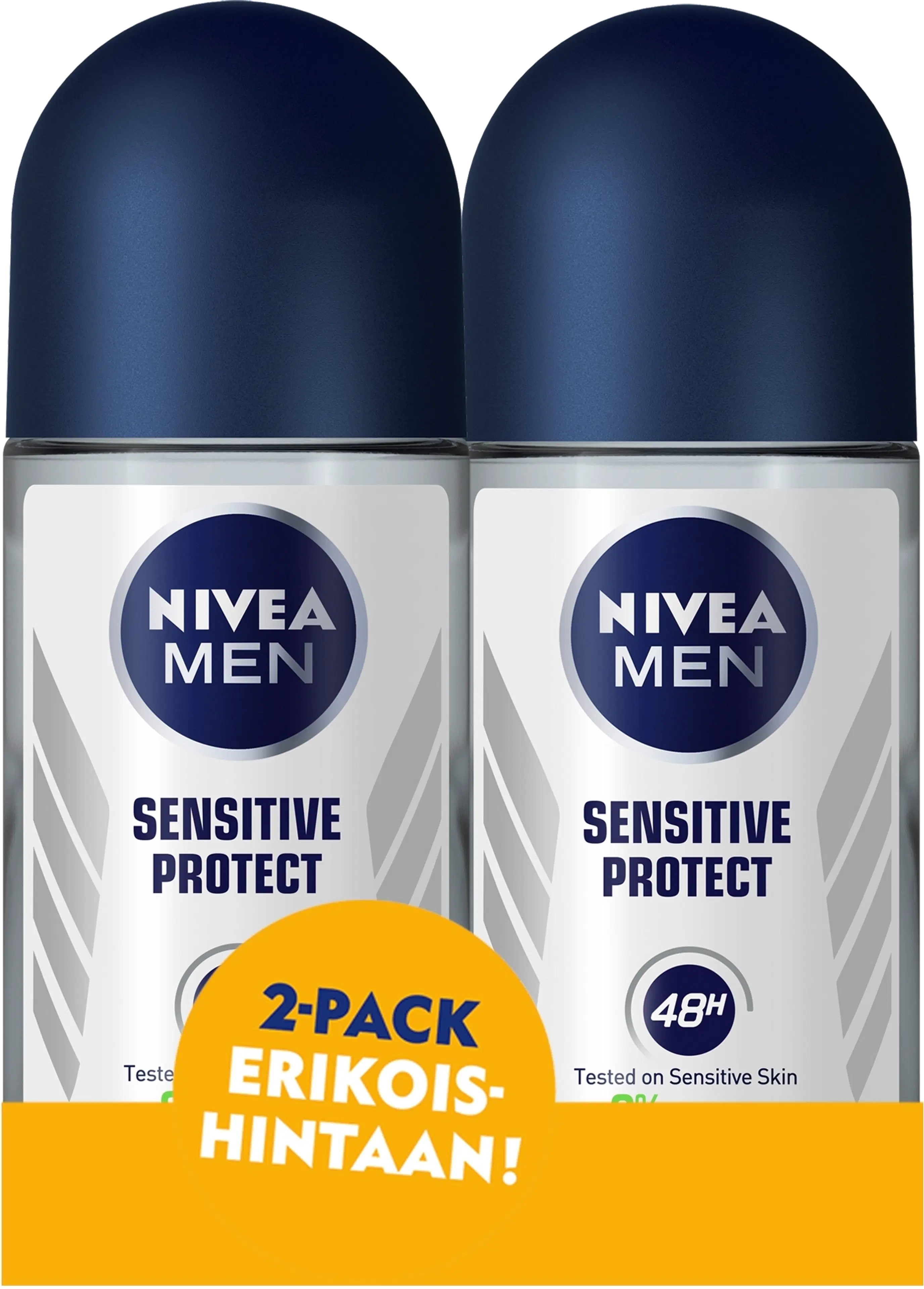 NIVEA MEN 2x50ml Sensitive Protect Deo roll-on -antiperspirantti