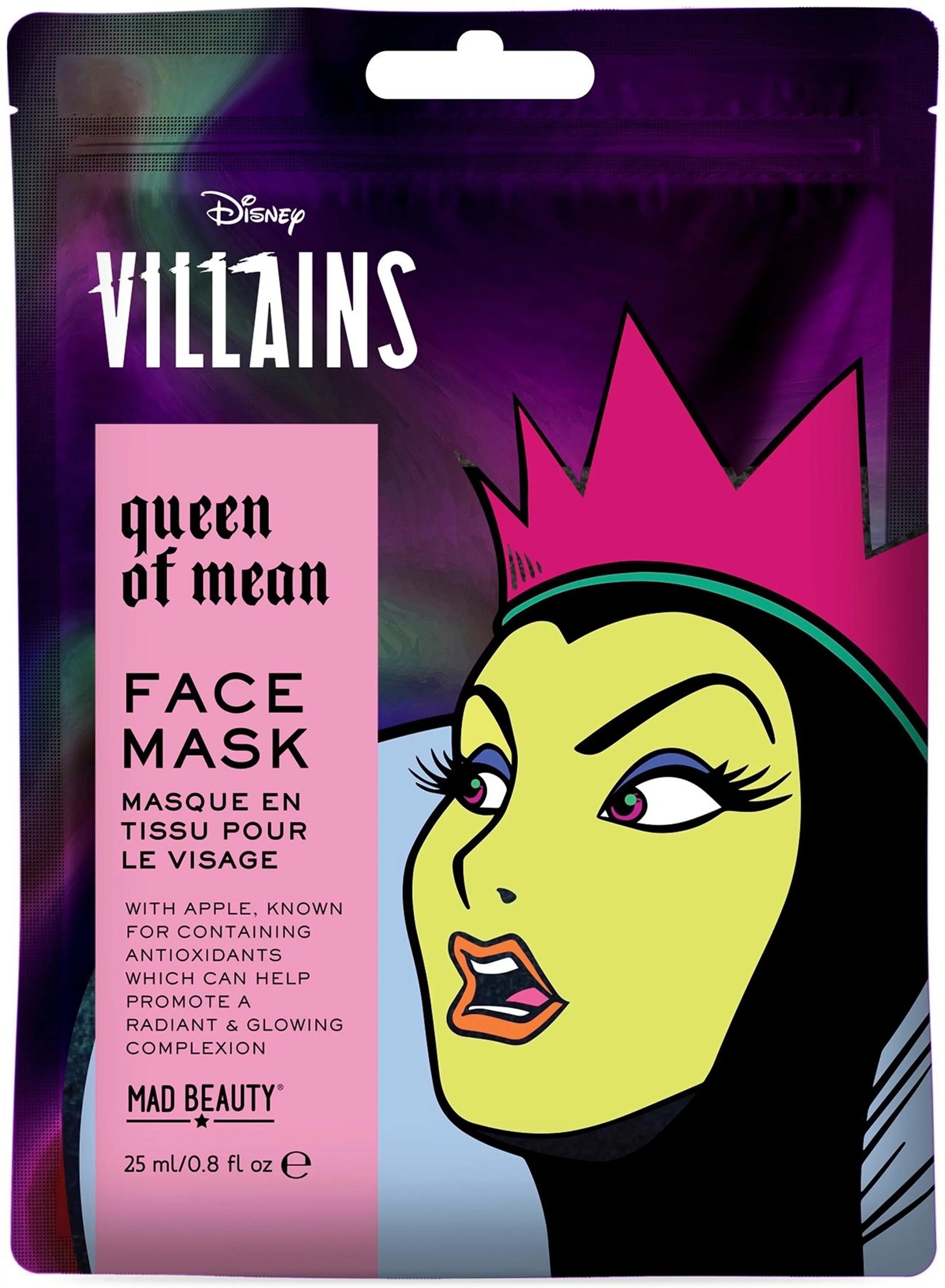 Mad Beauty POP Villains Evil Queen Face Mask -Kasvonaamio