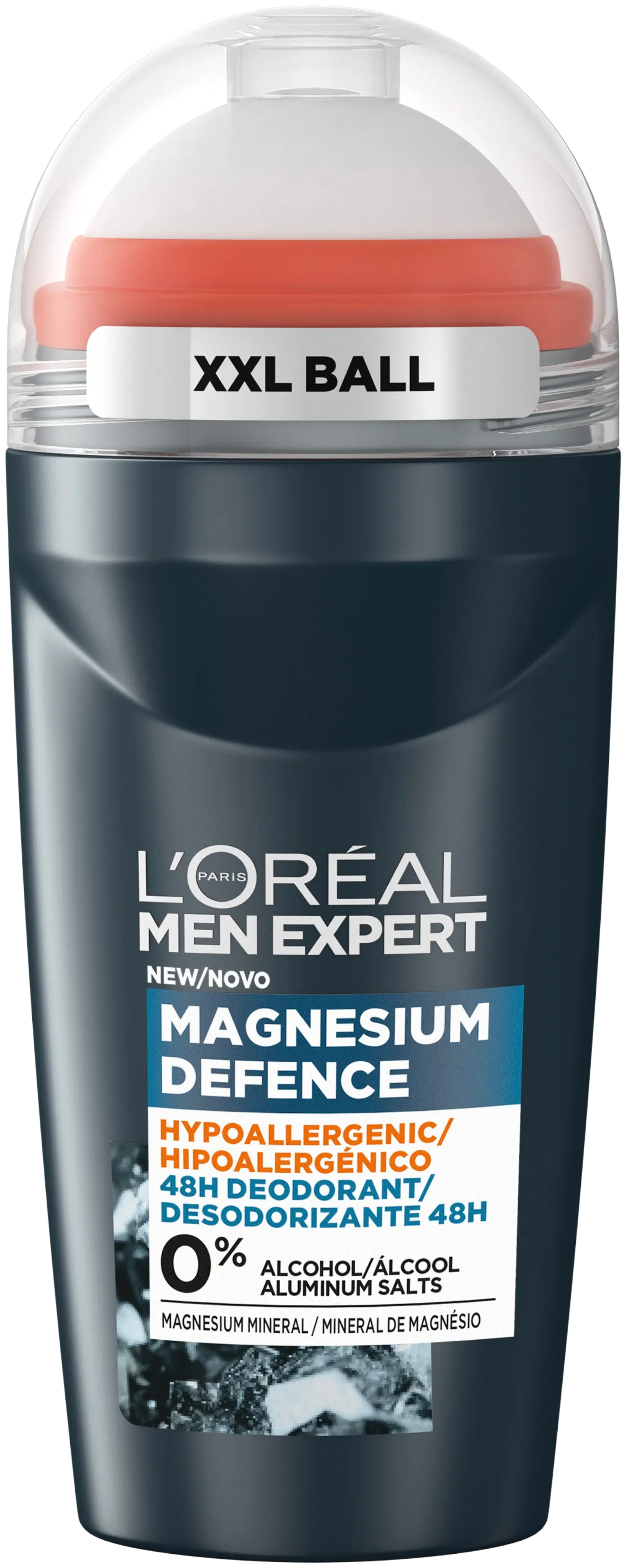 L'Oréal Paris Men Expert Magnesium Defense Hypoallergenic 48H roll-on deodorantti 50 ml