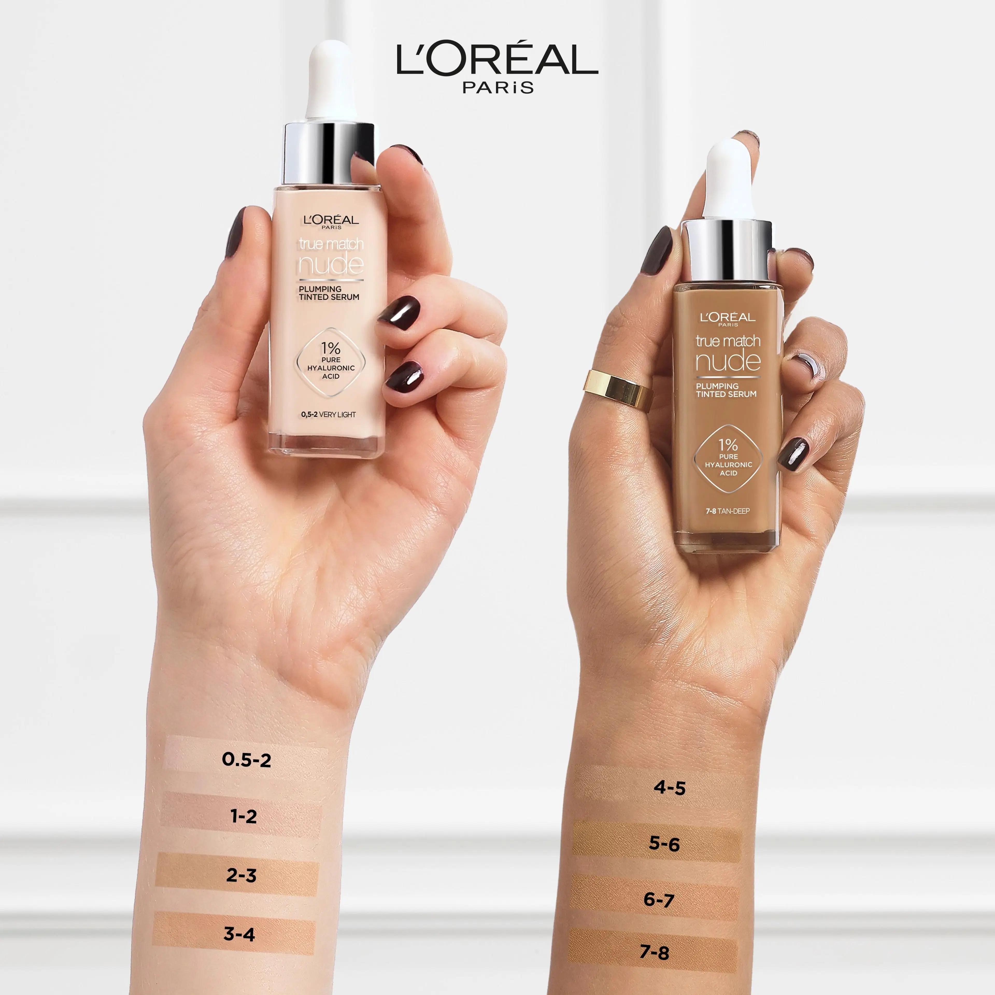 L'Oréal Paris True Match Nude Plumping Tinted Serum Tan6-7 meikkivoide 30ml