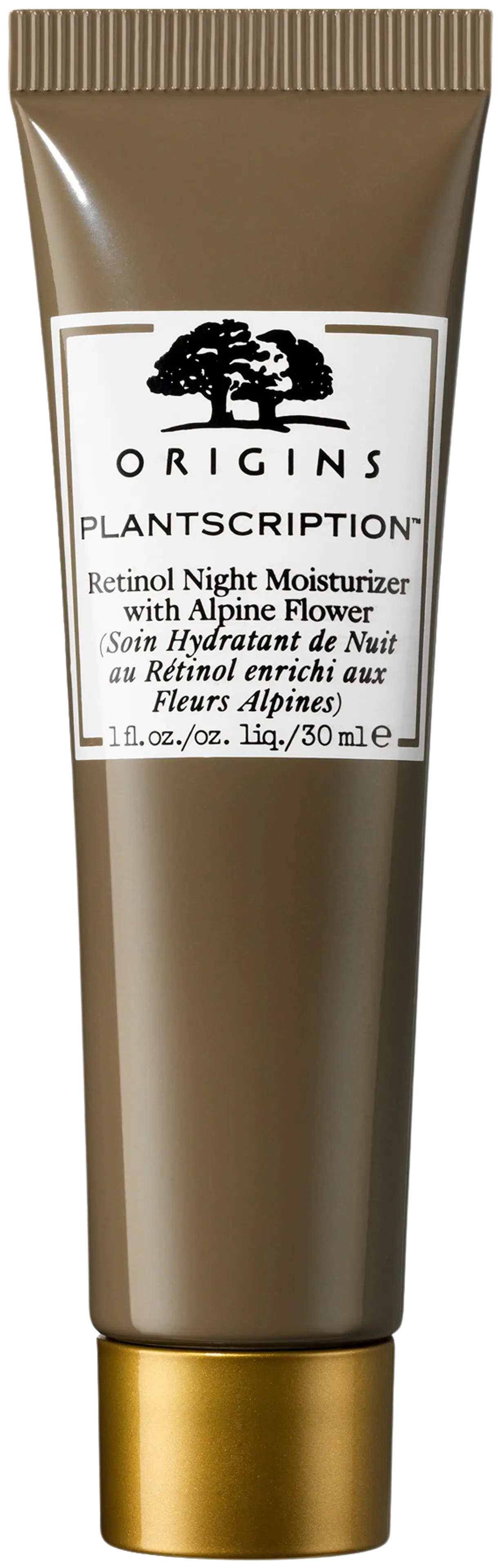 Origins Plantscription™ Retinol Night Moisturizer with Alpine Flower yövoide 30 ml