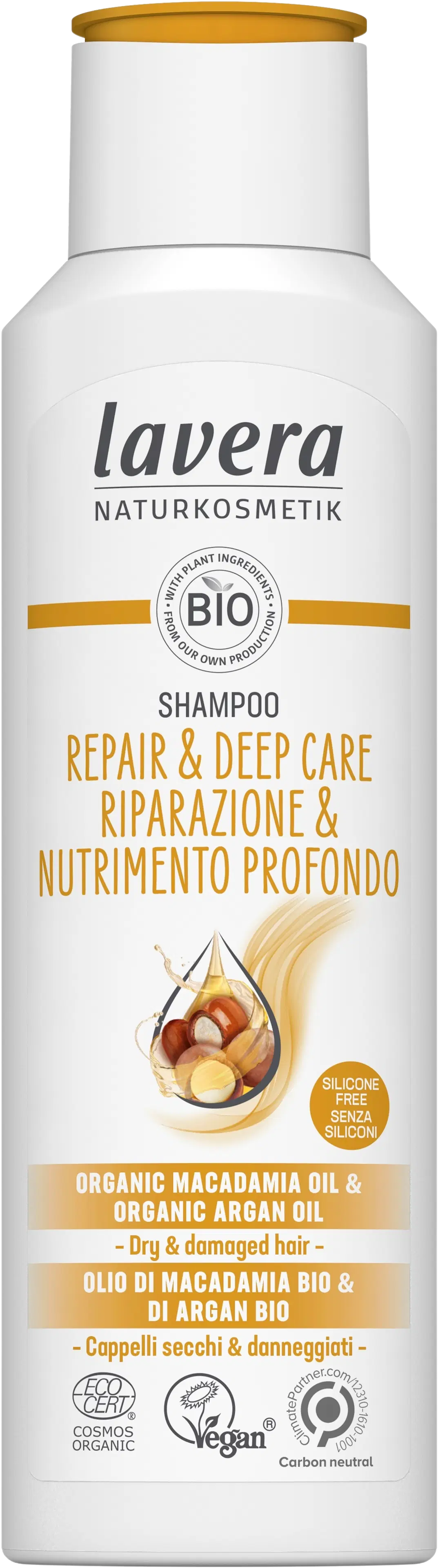 lavera Repair & Deep Care shampoo 250 ml