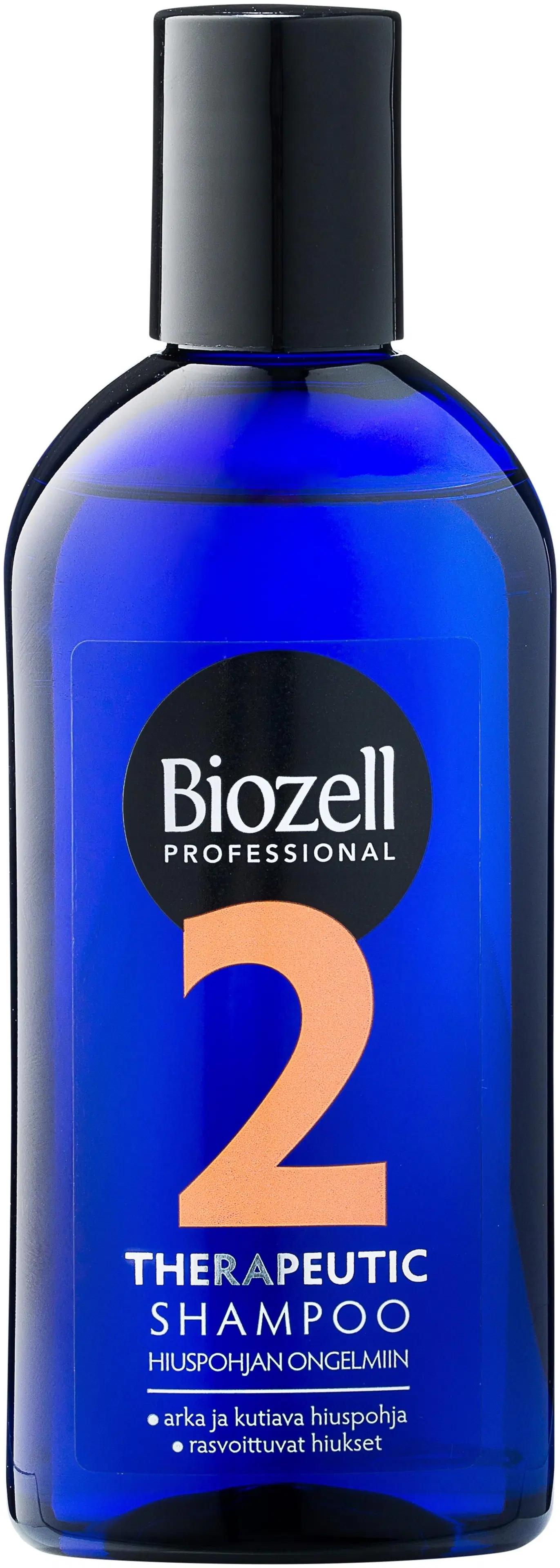 Biozell Professional Therapeutic Shampoo rasvoittuvat hiukset ja arka kutiava hiuspohja 200ml