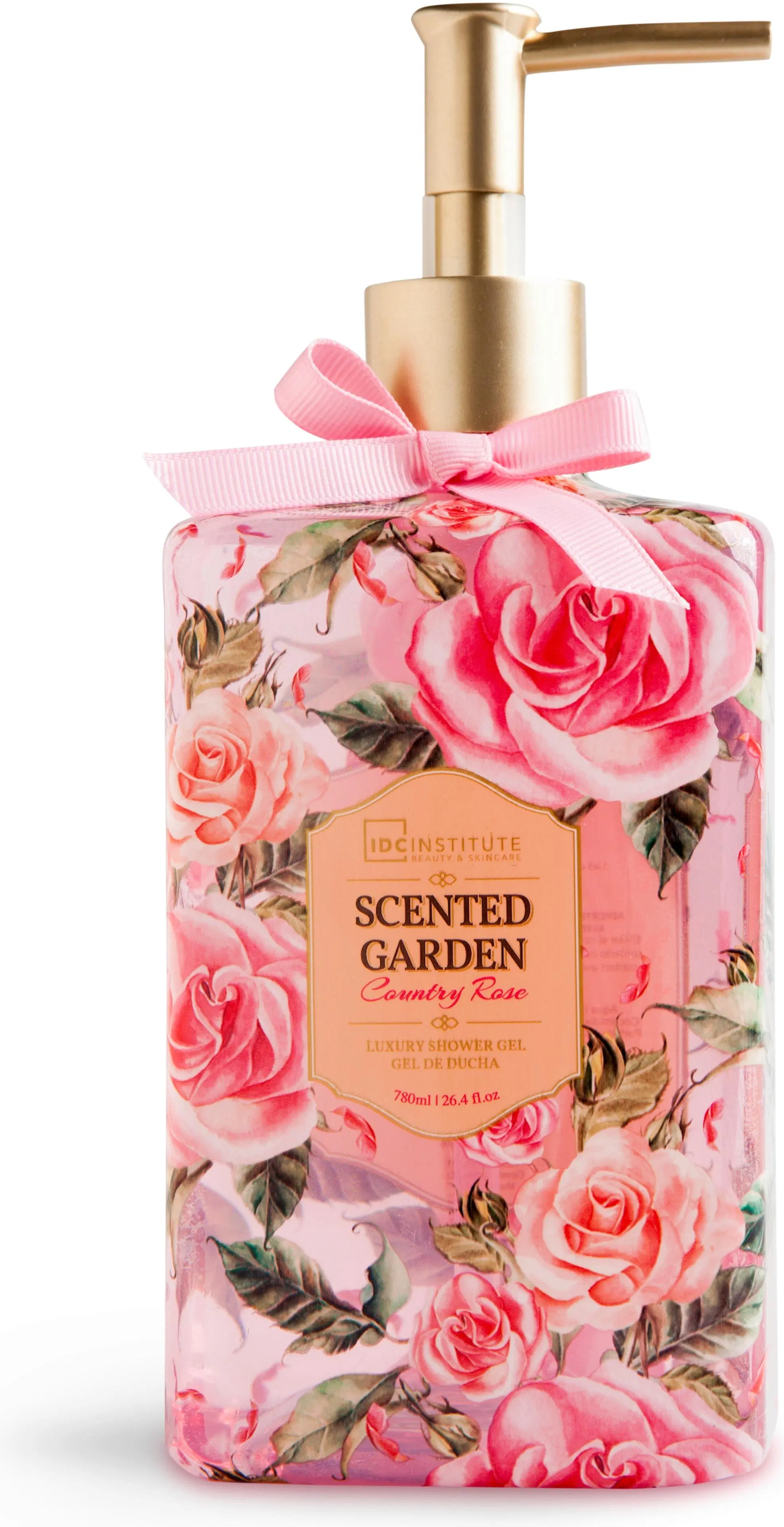 IDC INSTITUTE Scented Garden Shower Gel Country Rose suihkusaippua 780 ml