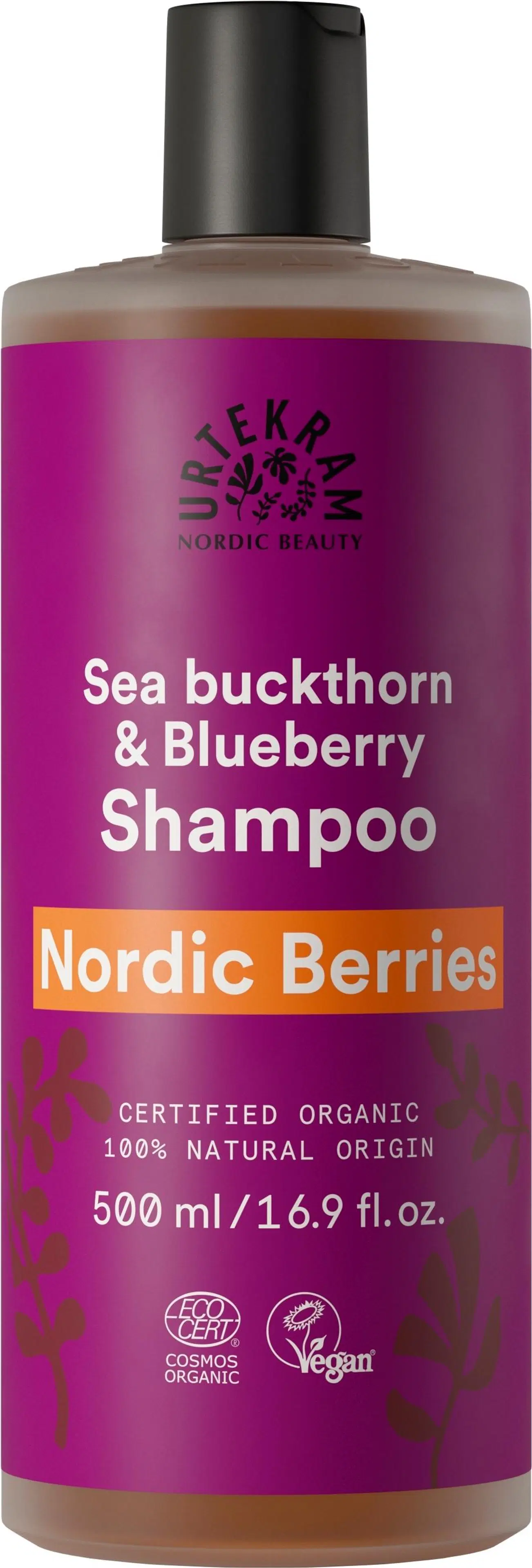 Urtekram Luomu Nordic Berries shampoo 500ml
