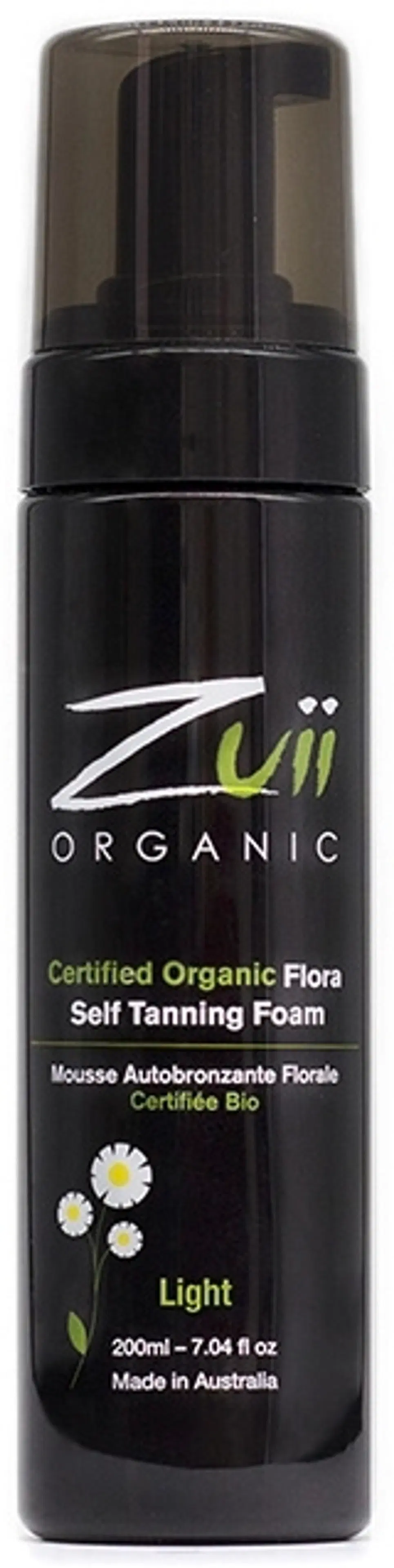Zuii Organic Flora Self Tanning Foam itseruskettava vaahto 200ml