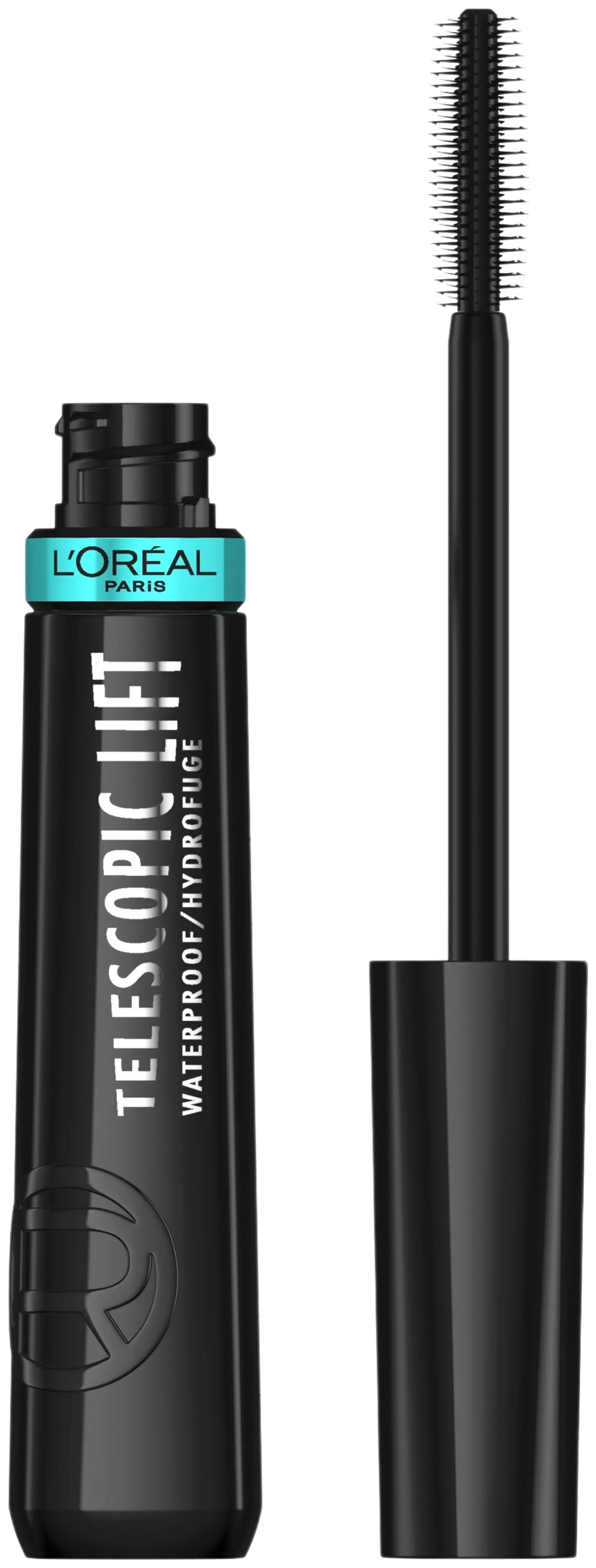 L'Oréal Paris Telescopic Lift Waterproof Black musta maskara 9,9ml