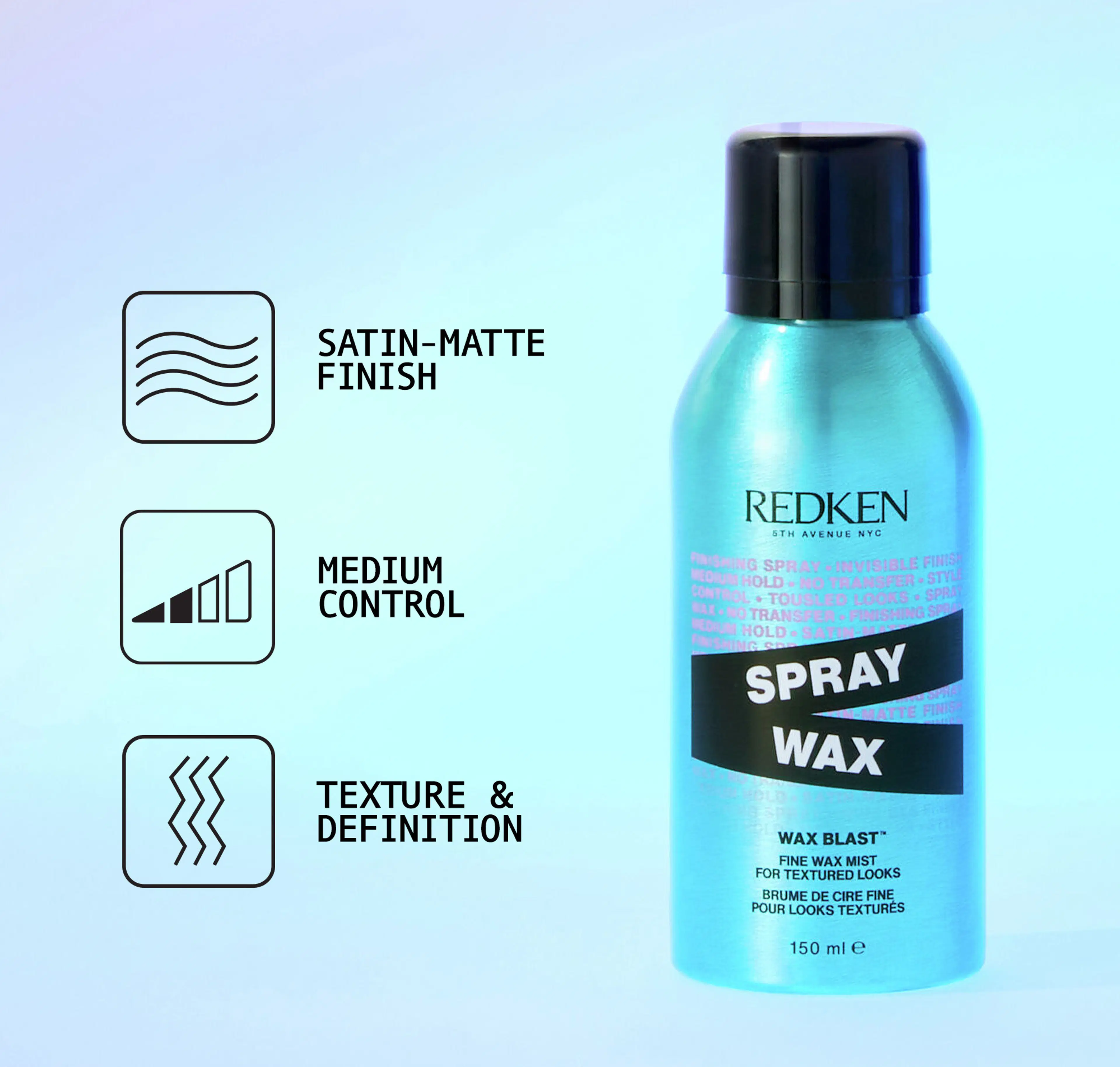 Redken Spray Wax Wax Blast Fine wax mist suihkevaha 150 ml