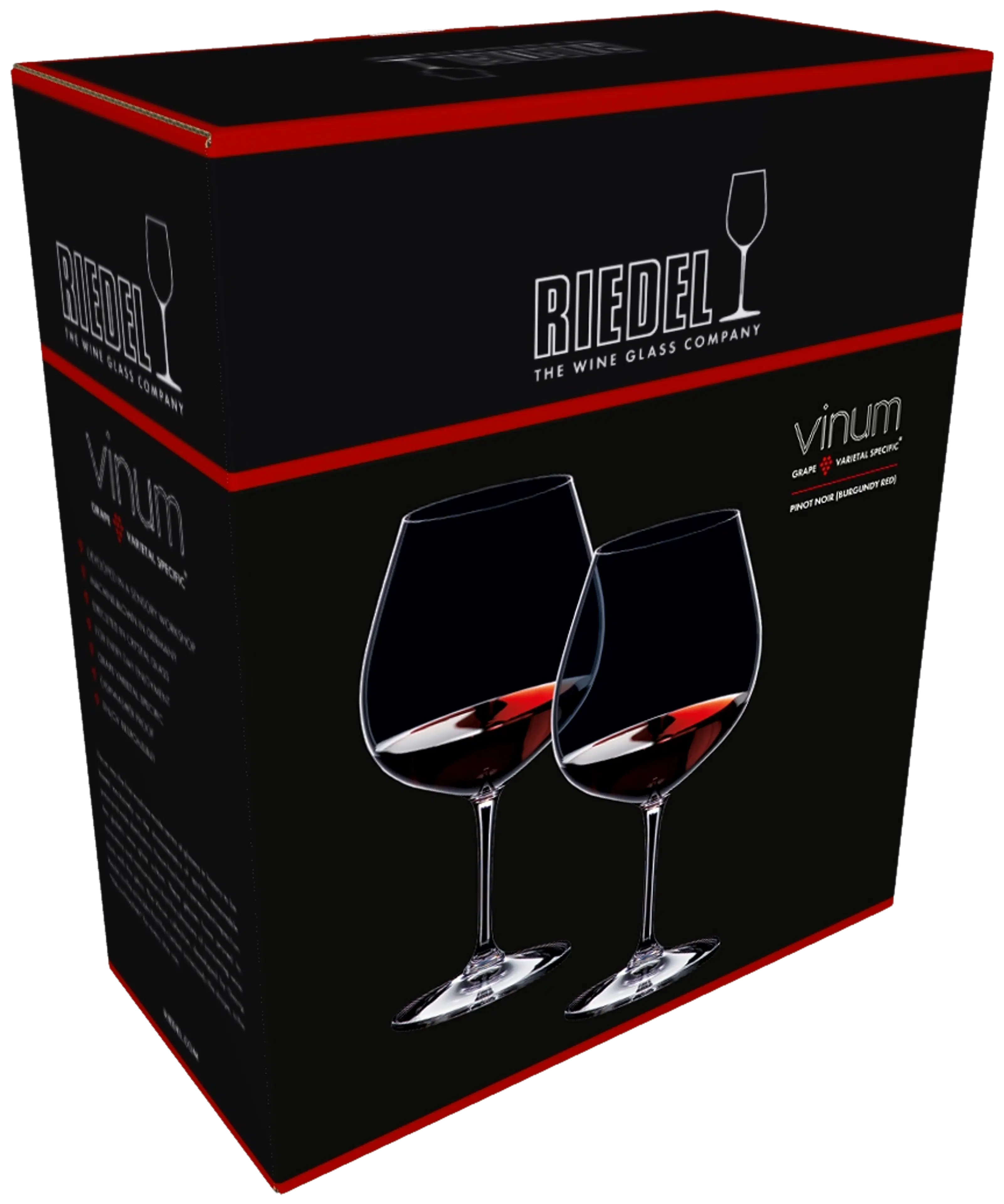 Riedel Vinum Pinot Noir Burgundy Red viinilasi 70 cl, 2 kpl