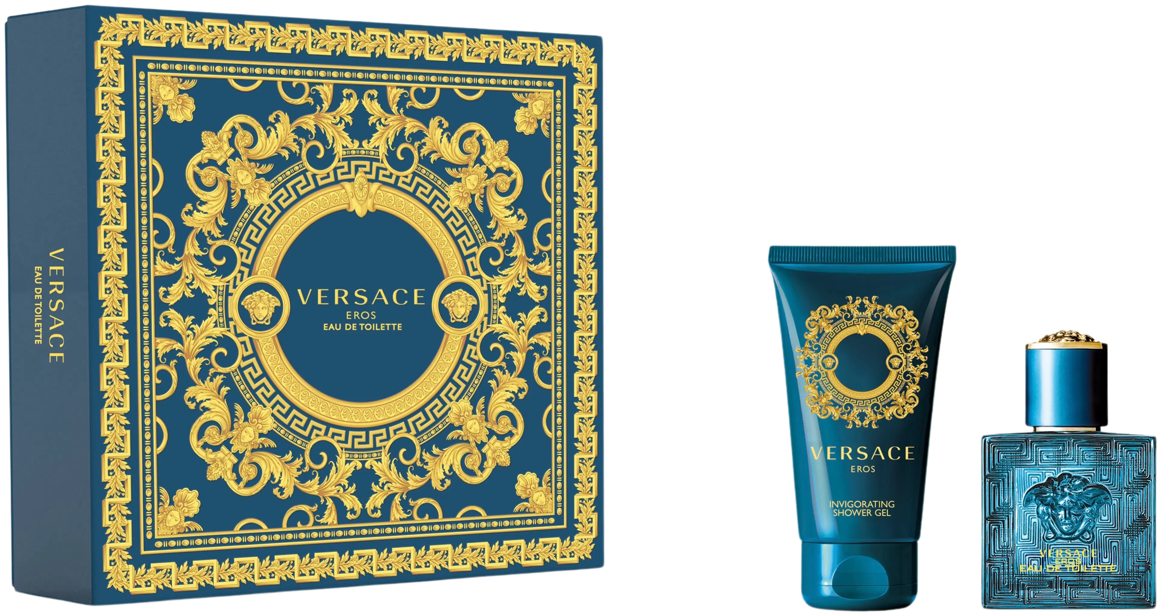 Versace Eros Pour Homme lahjapakkaus EdT 30 ml + suihkugeeli 50 ml