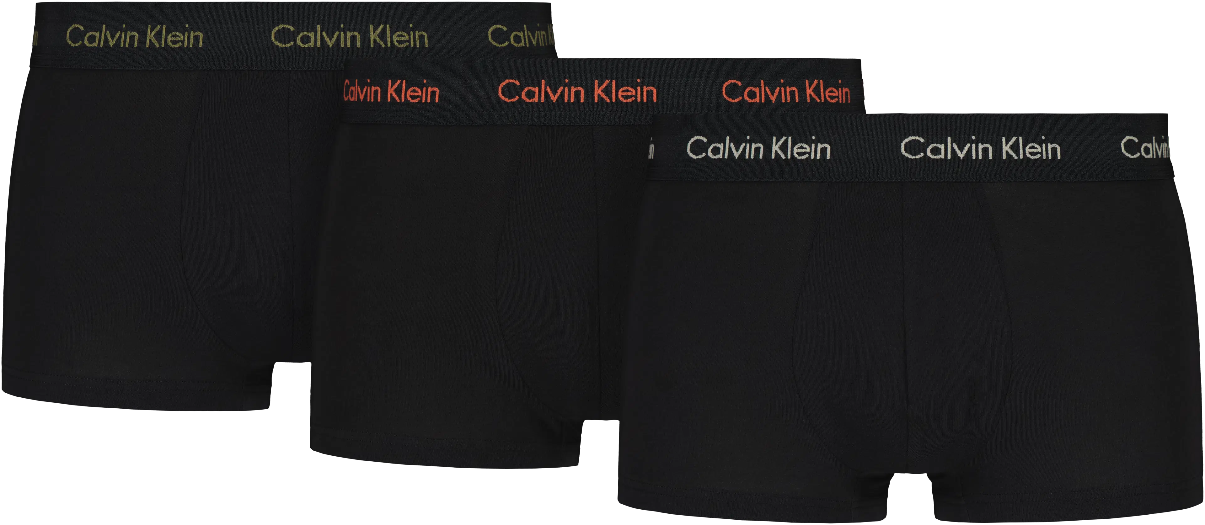 Calvin Klein Cotton Stretch 3-pack Low Rise Trunk alushousut