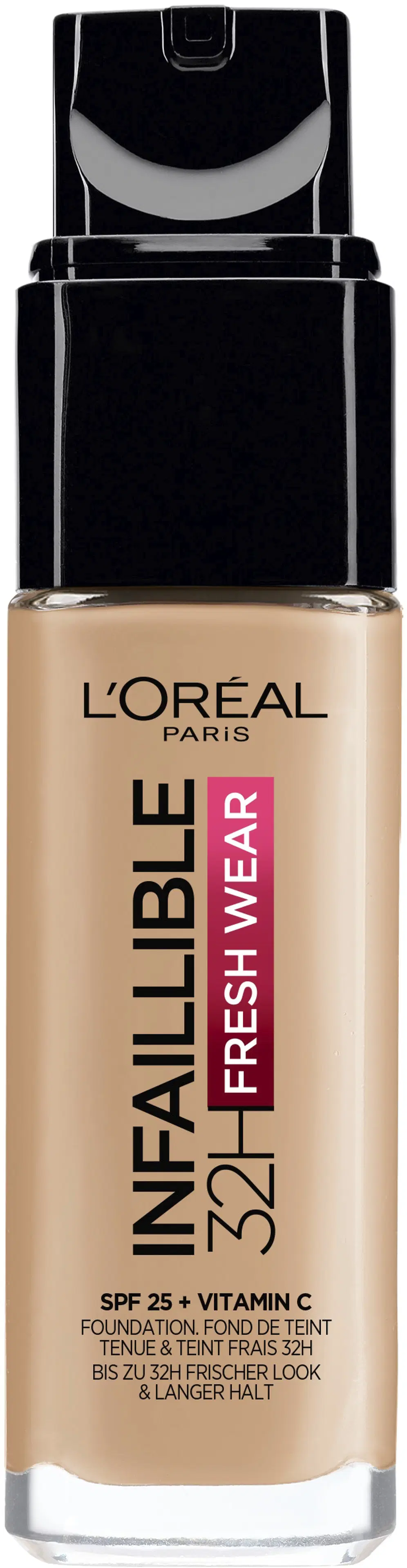 L'Oréal Paris Infaillible Fresh Wear 200 Golden Sand meikkivoide 30ml