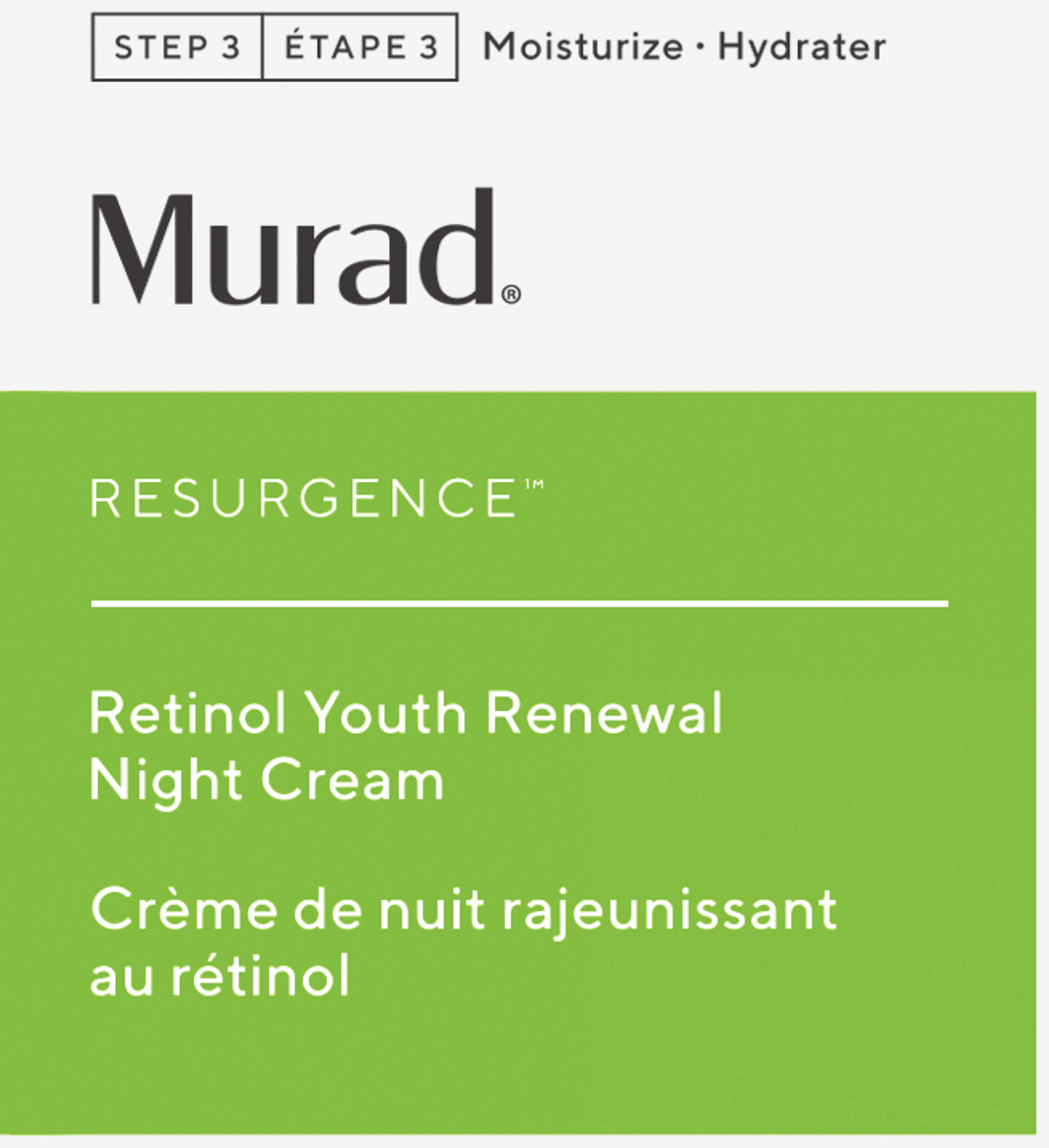 Murad Retinol Youth Renewal yövoide 50 ml