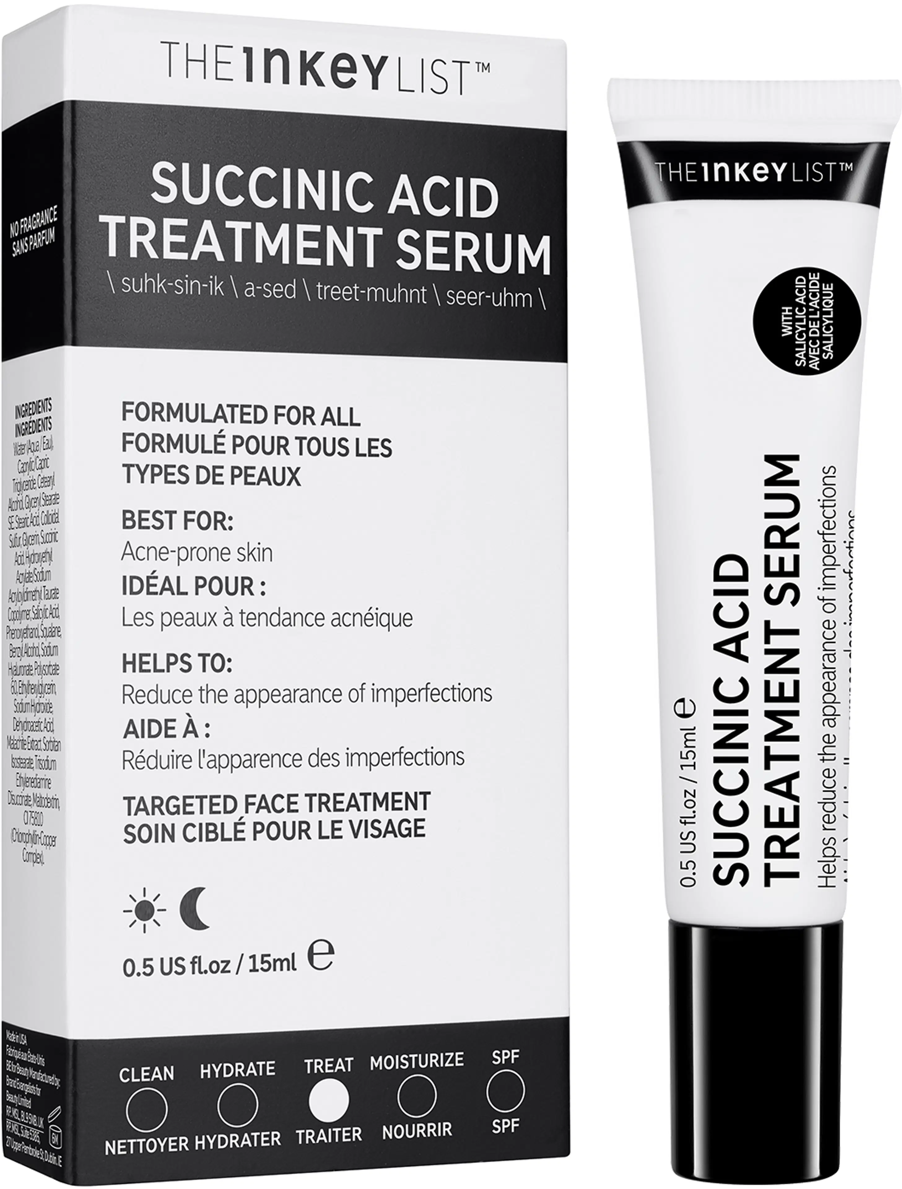 The Inkey List Succinic Acid Treatment hoitovoide 15 ml