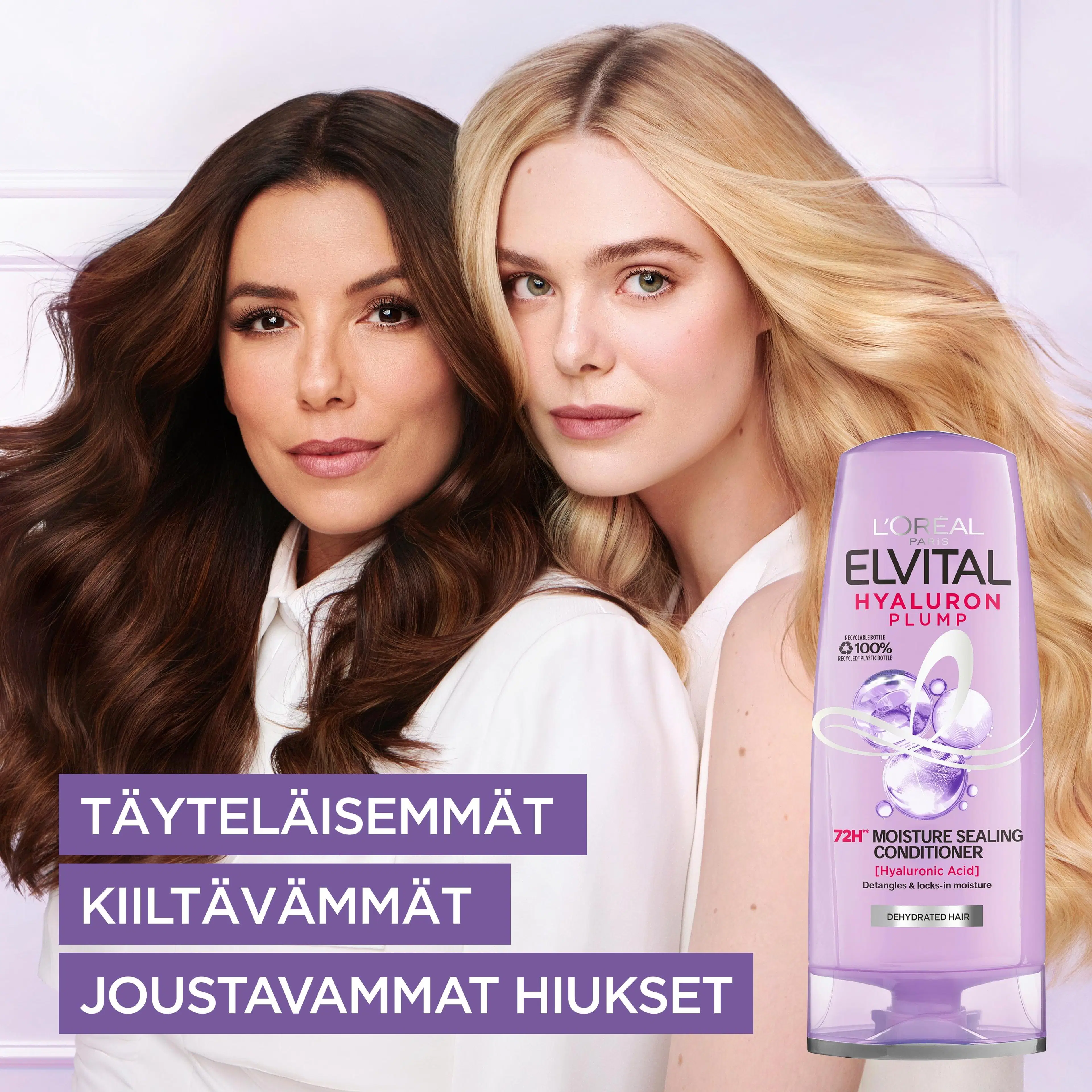 L'Oréal Paris Elvital Hyaluron Plump hoitoaine kosteutta kaipaaville hiuksille 200ml