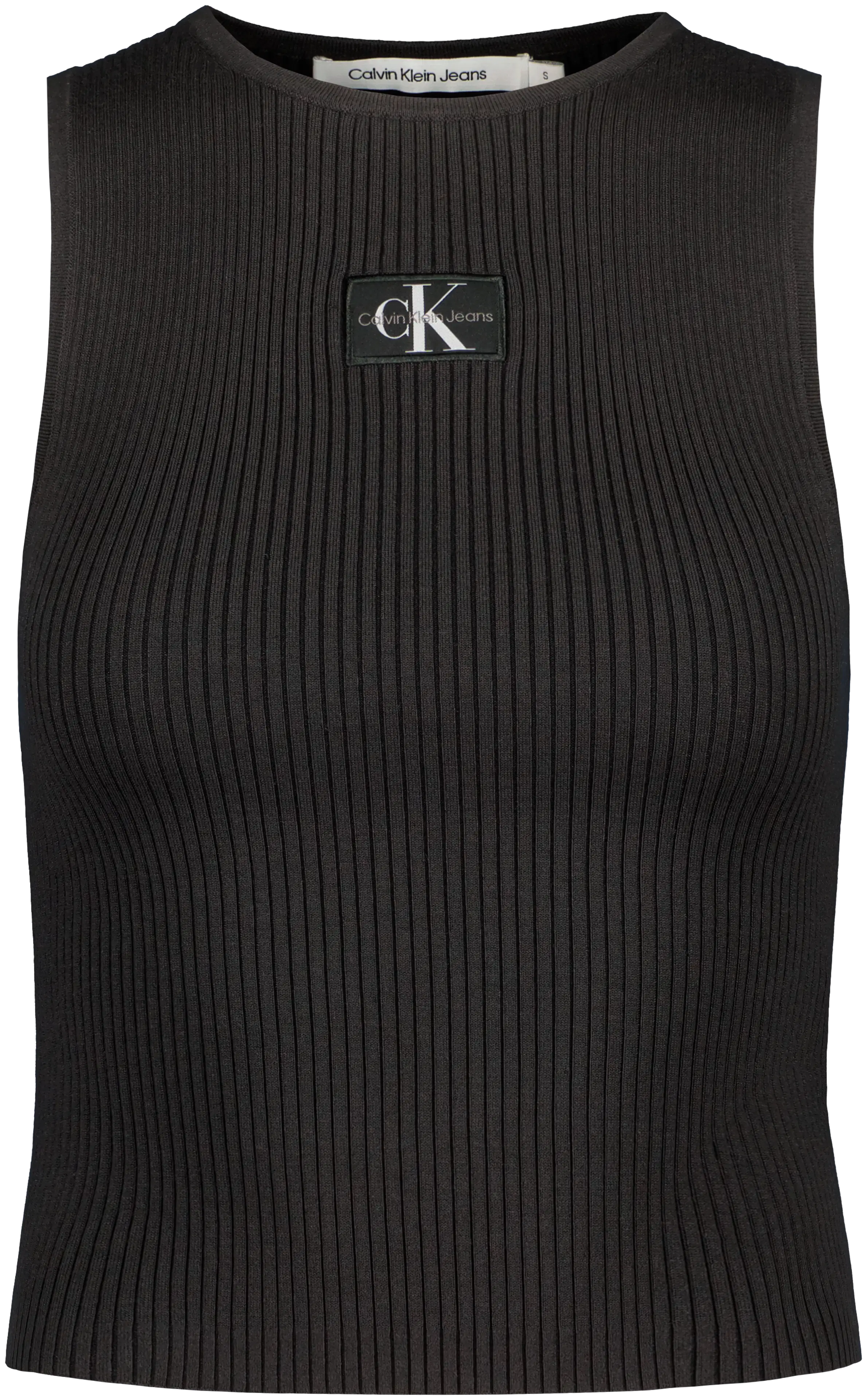 Calvin Klein Jeans Woven Label Sweater Tank Top
